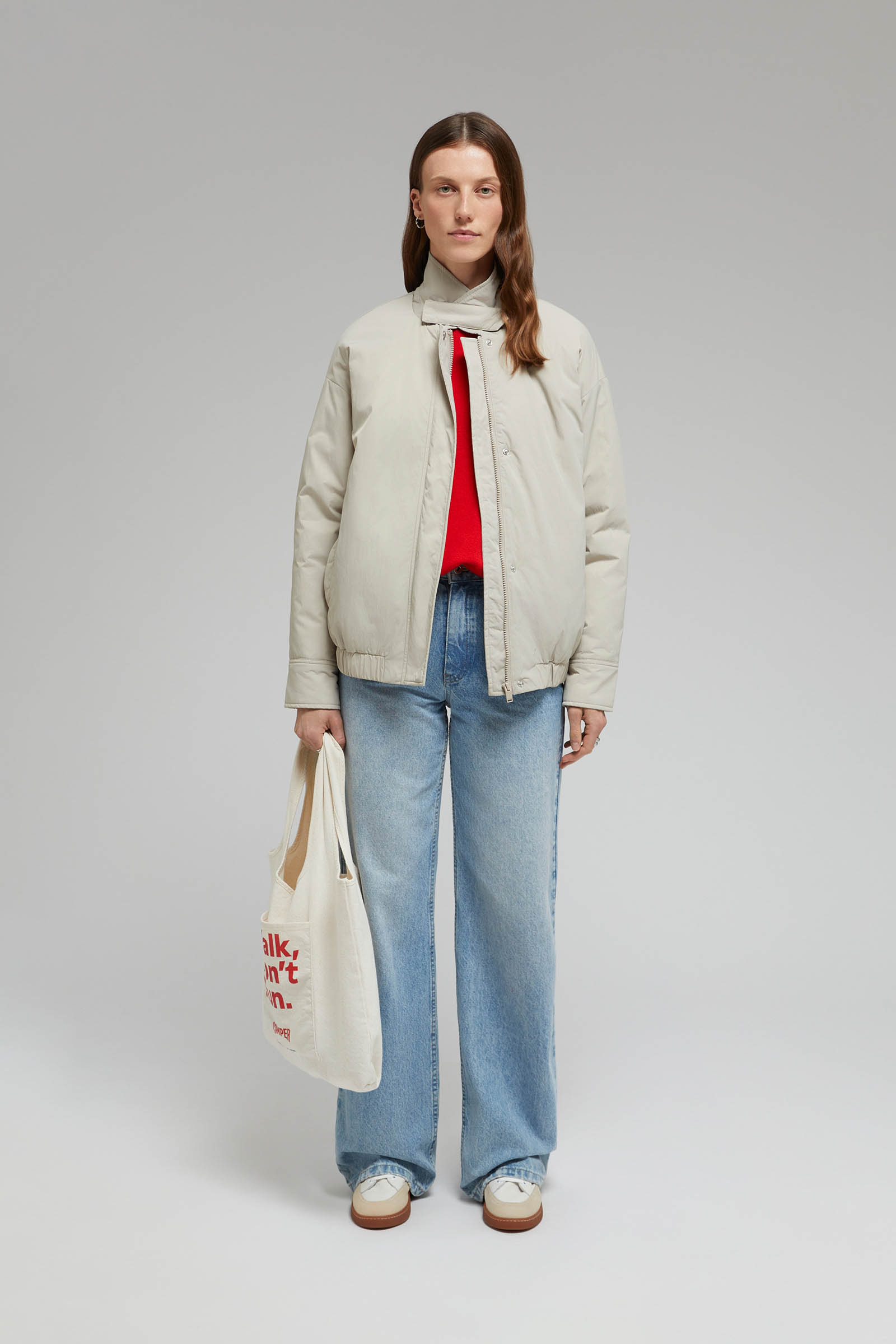 

Утепленная куртка с отложным воротником, 713 grain, Утепленная куртка с отложным воротником