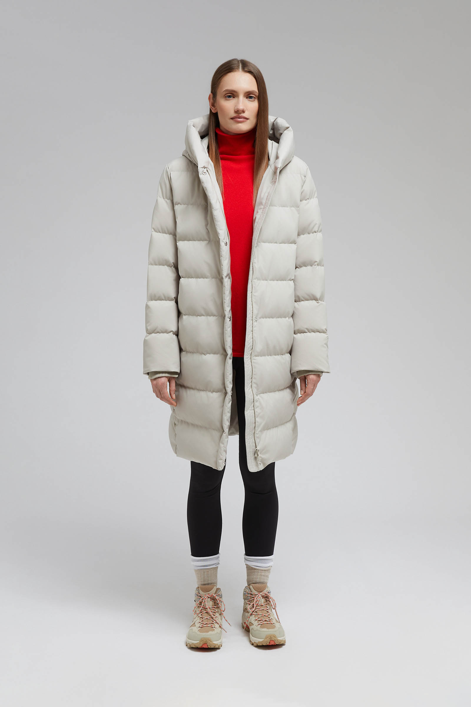 

Длинный пуховик с натуральным пухом, 713 grain, Длинный пуховик с натуральным пухом