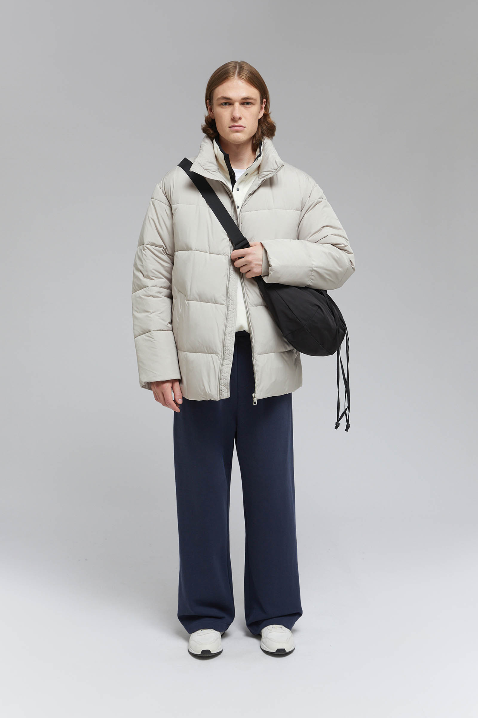 

Утепленная куртка с воротником-стойкой, 713 grain, Утепленная куртка с воротником-стойкой