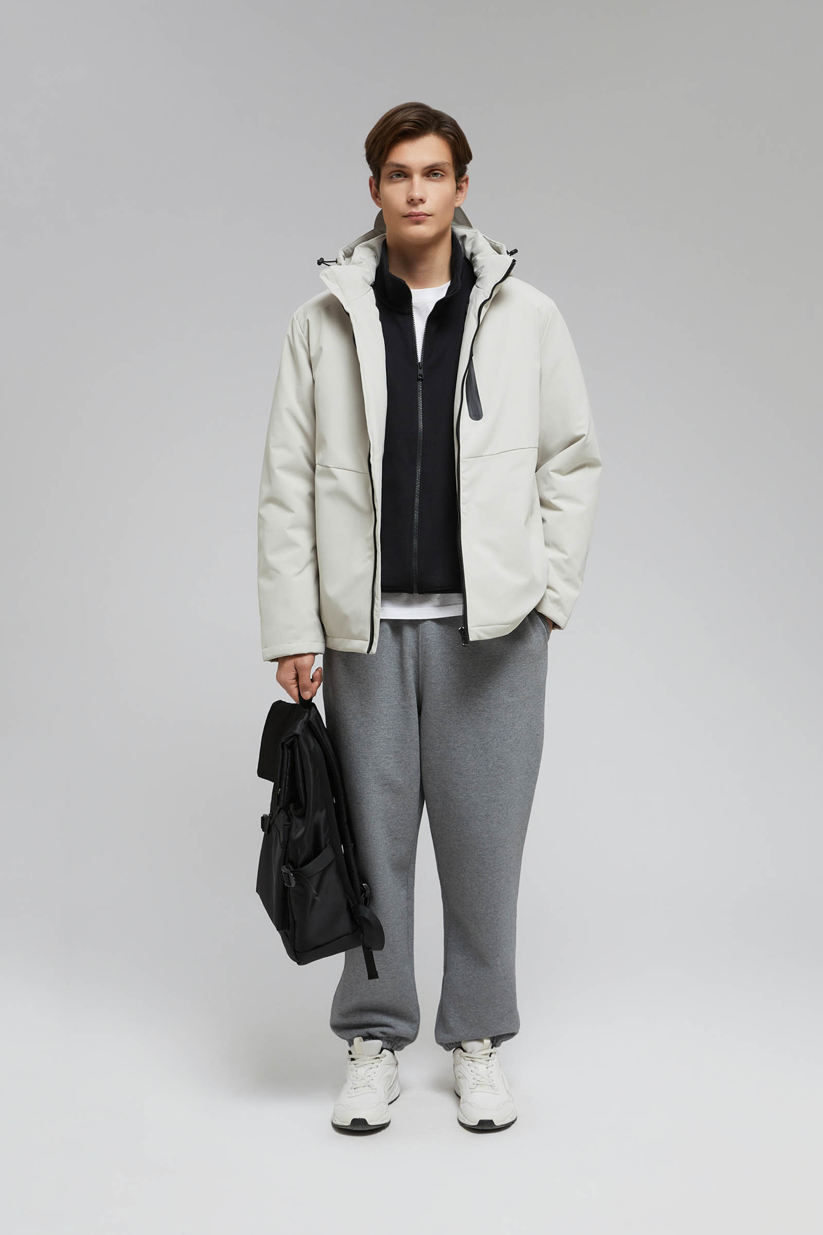 

Утепленная куртка с капюшоном, 713 grain, Утепленная куртка с капюшоном