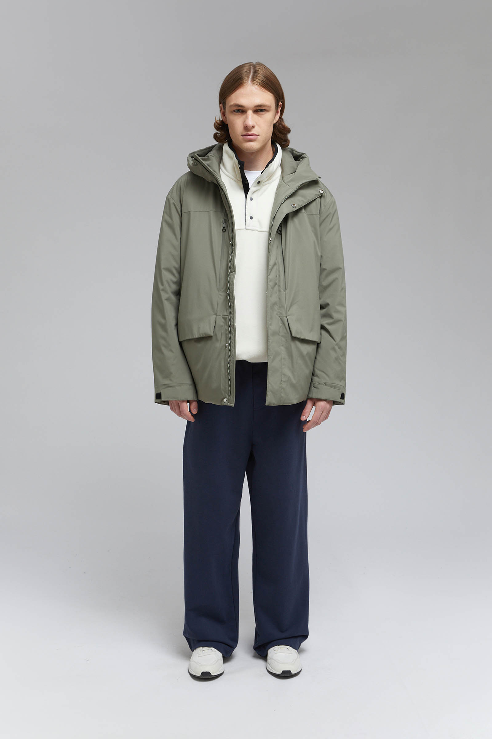 

Утепленная куртка с капюшоном, 929 vetiver, Утепленная куртка с капюшоном