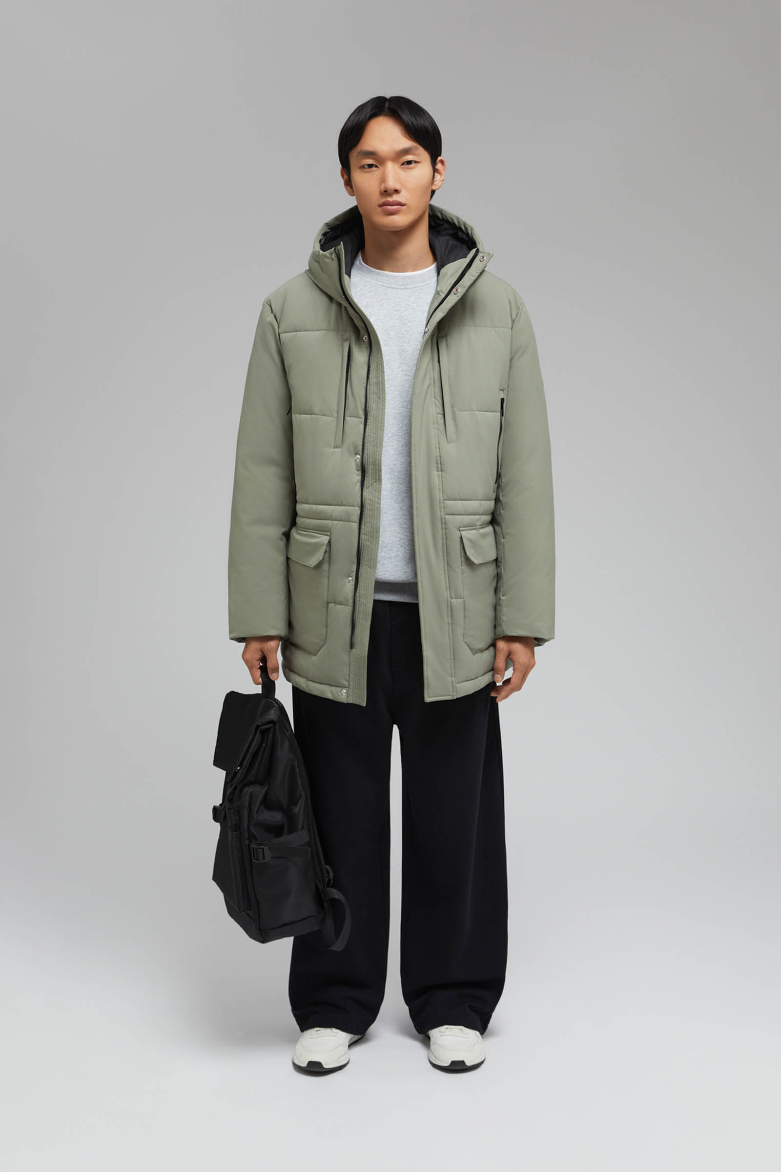 

Утепленная куртка с капюшоном, 929 vetiver, Утепленная куртка с капюшоном