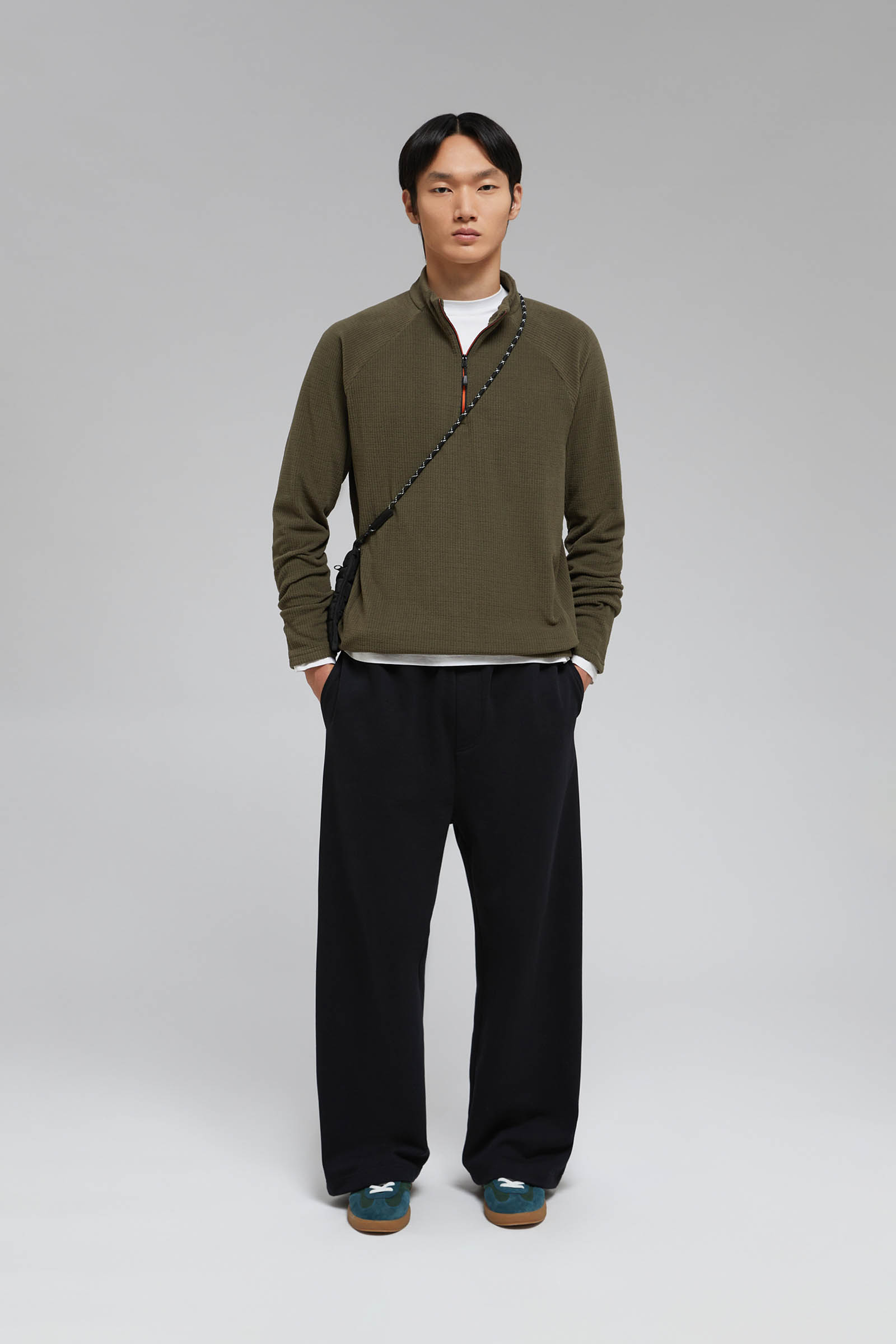 Толстовка-поло FINN FLARE, хаки, арт. FAF22016