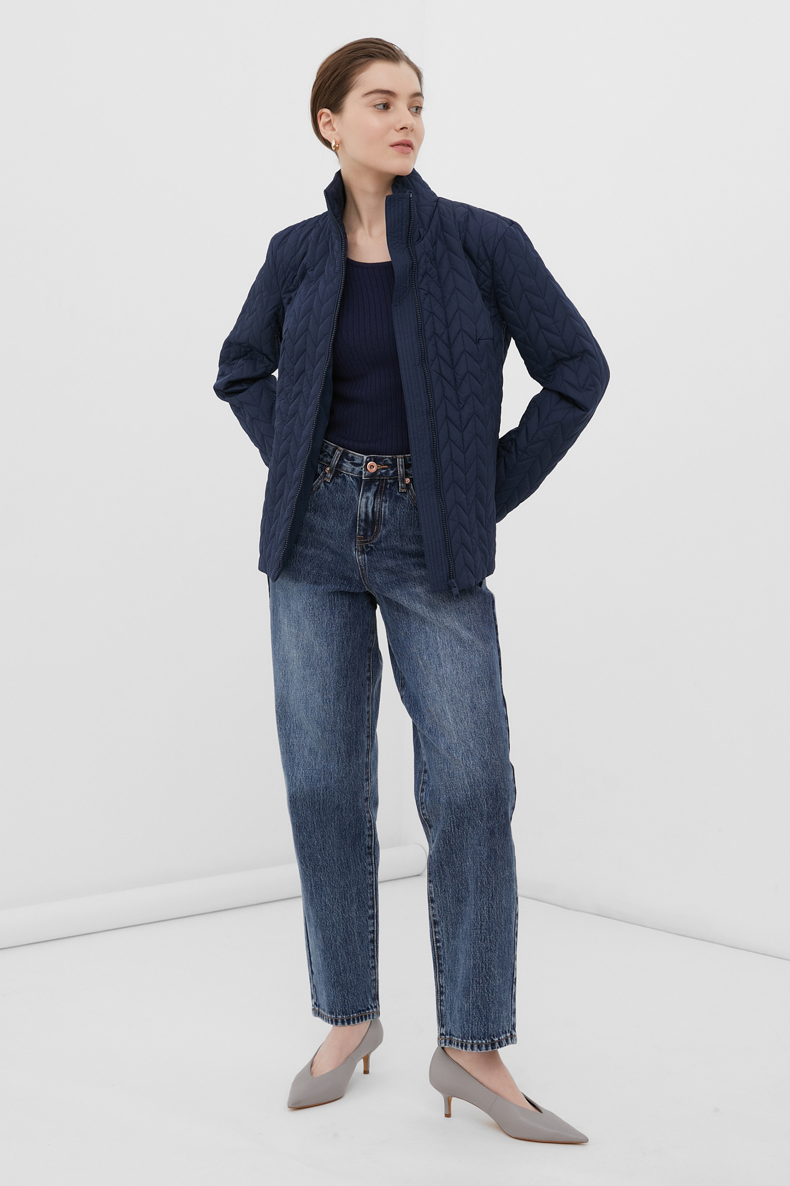 Стеганая куртка женская