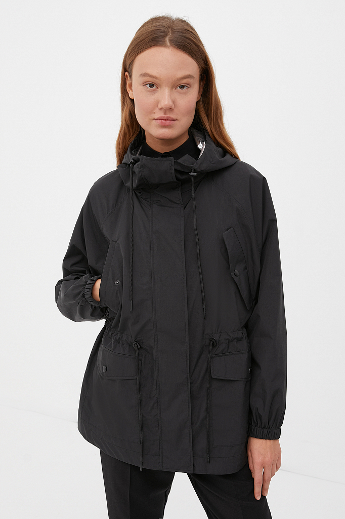 куртка женская Finn-Flare черного цвета