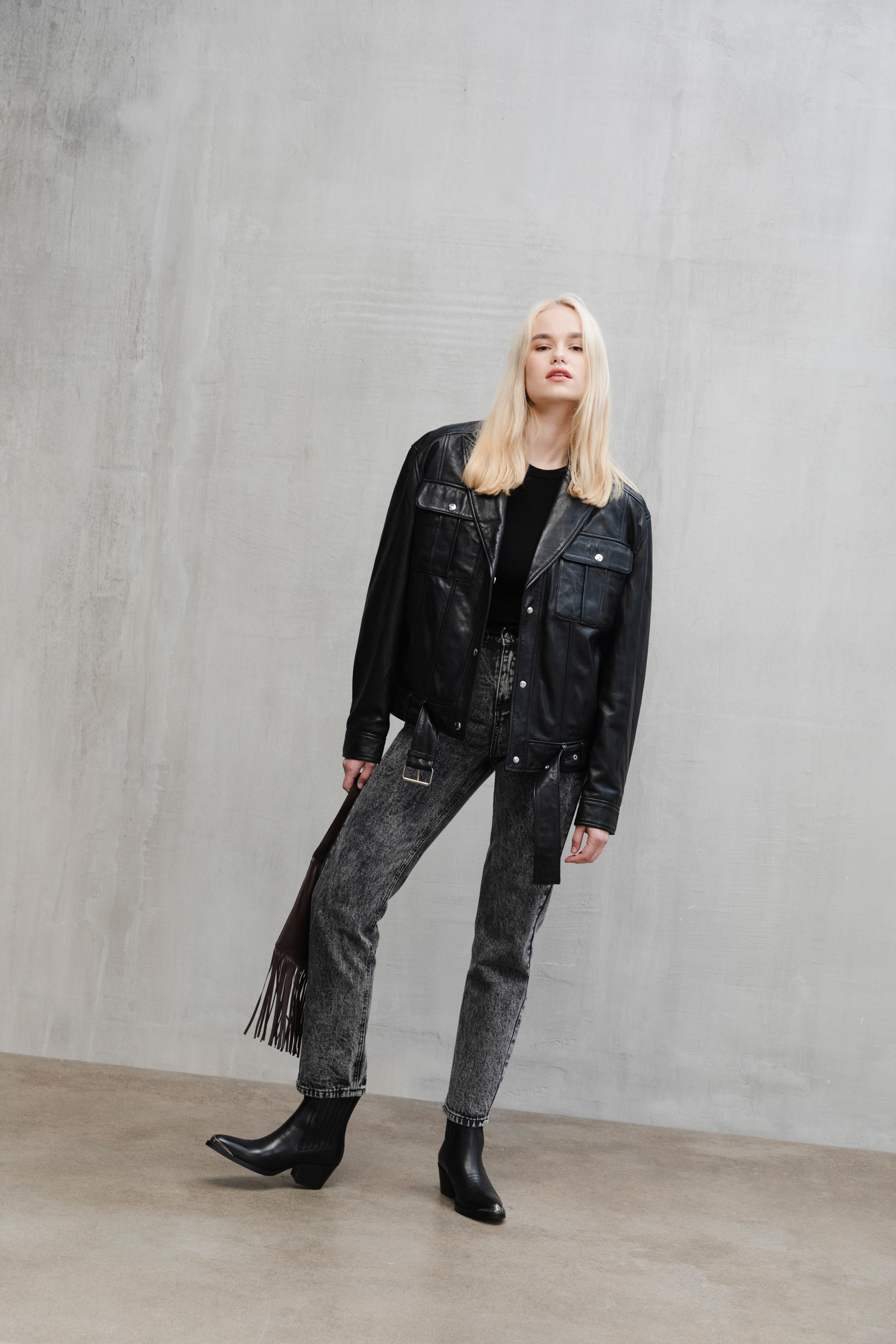 Джинсы straight fit женские