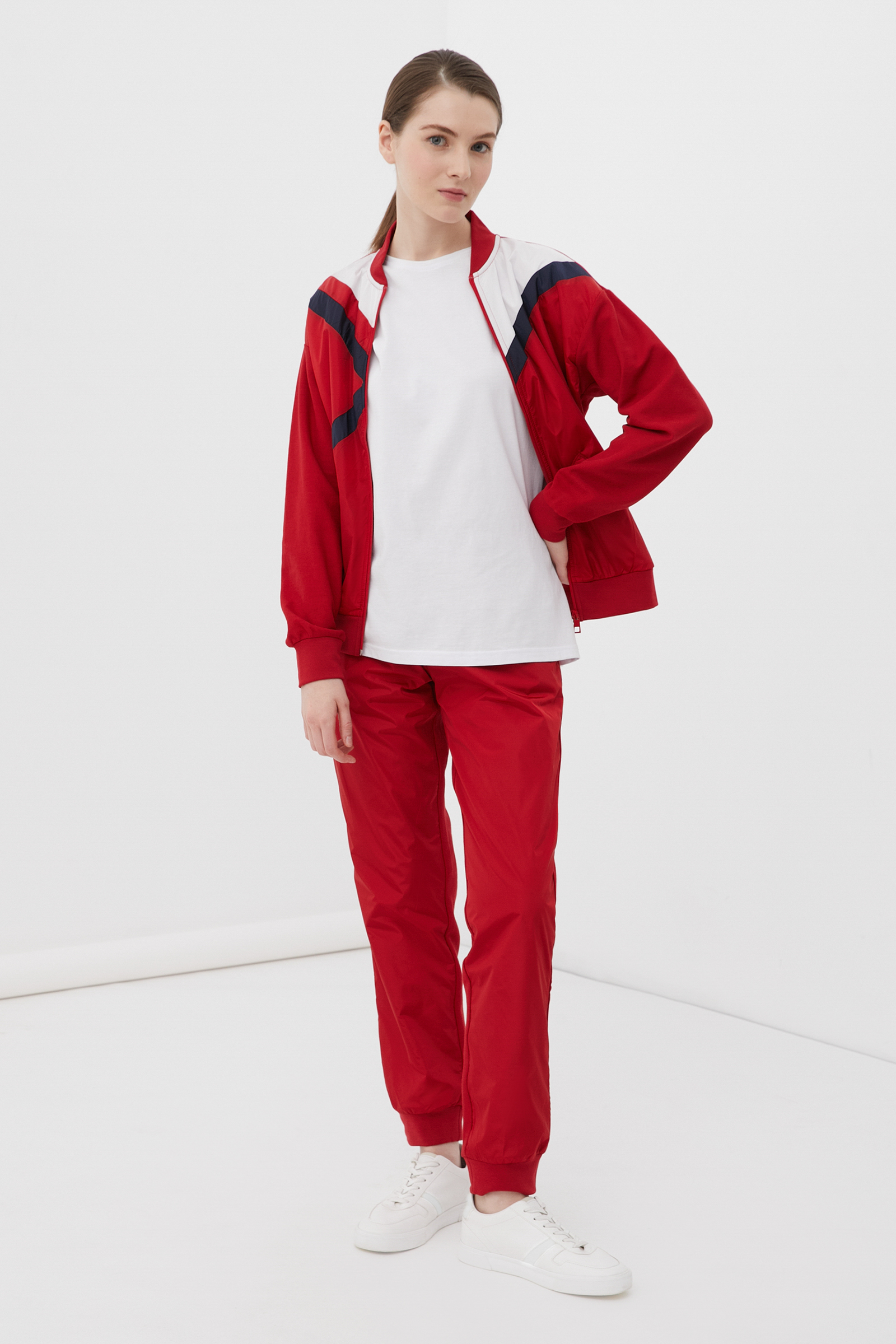 Толстовка на молнии с воротником-стойкой