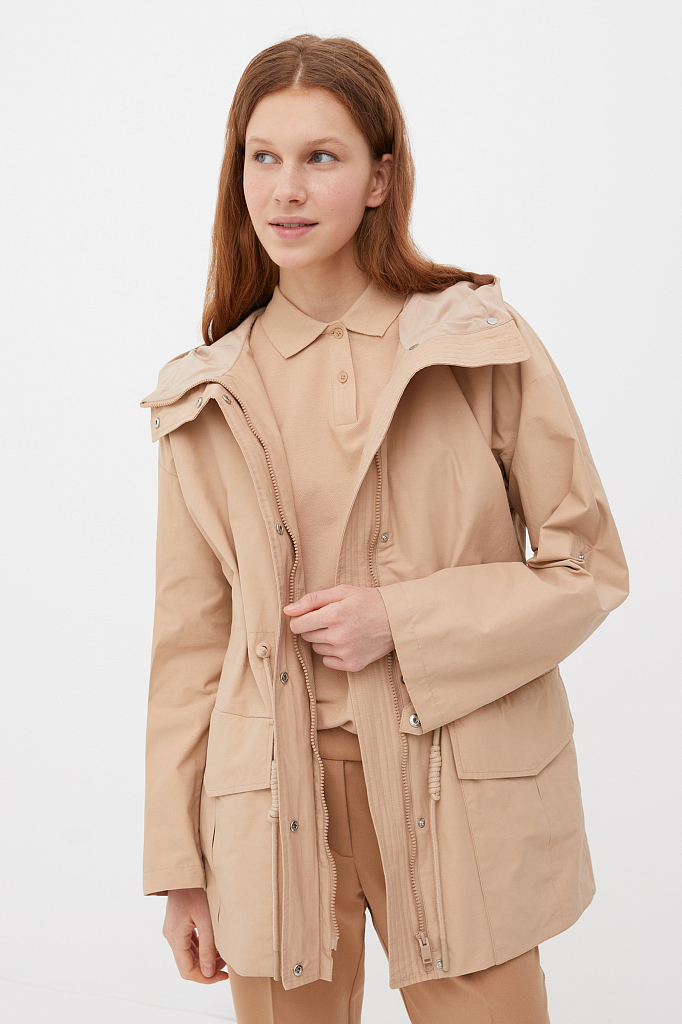 куртка женская Finn-Flare цвет песочный