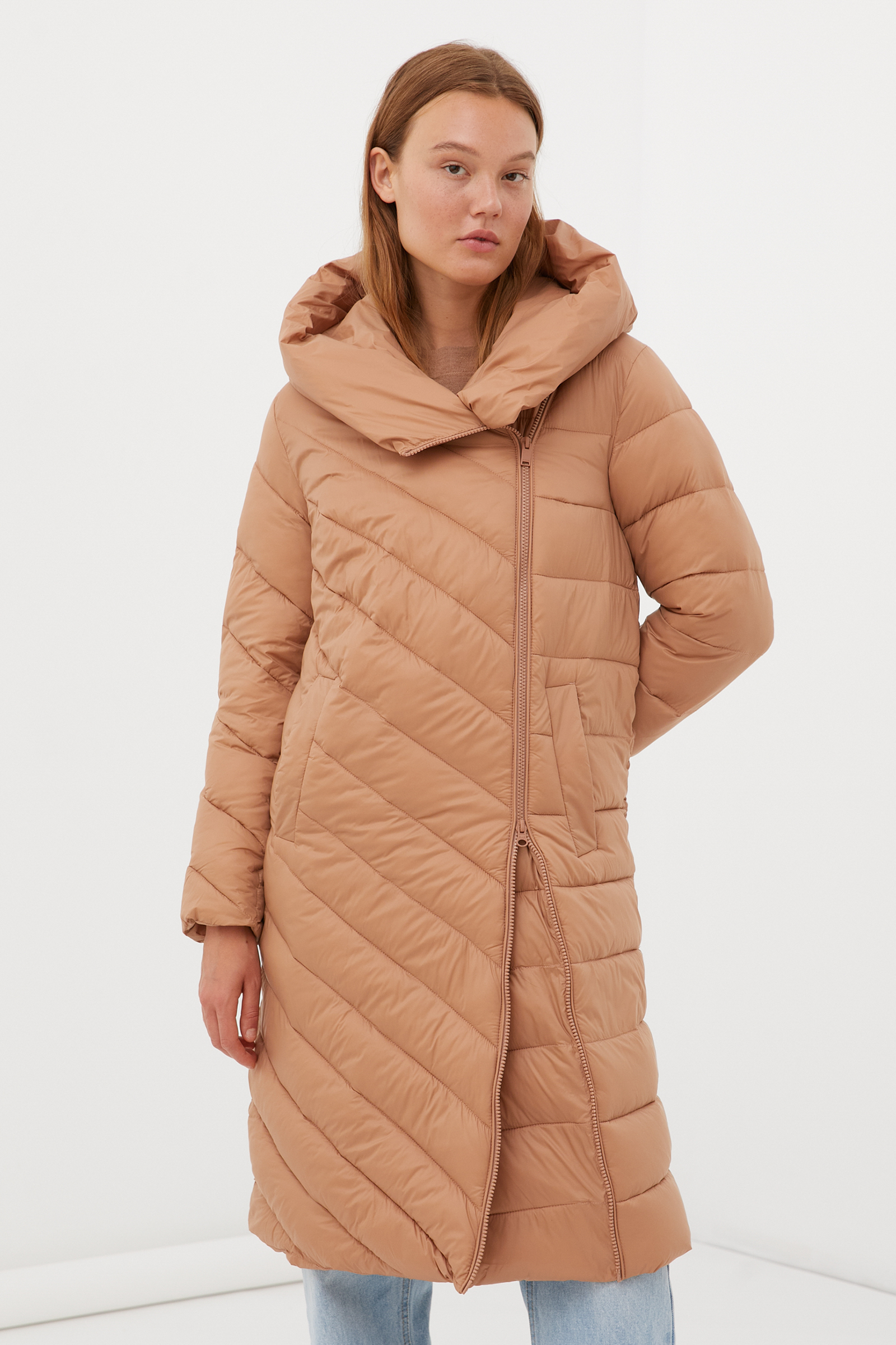 Finn-Flare утепленное пальто женское