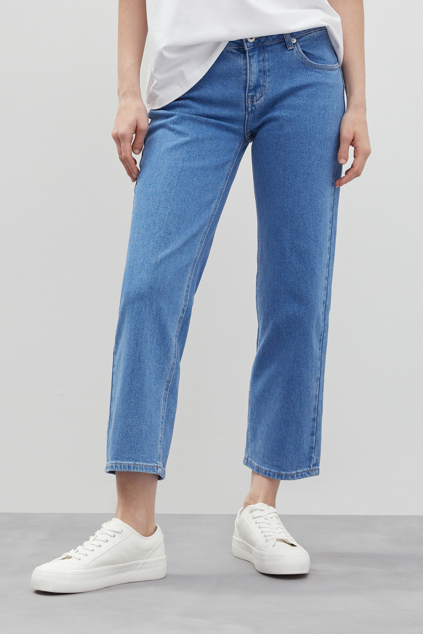 Джинсы straight fit женские