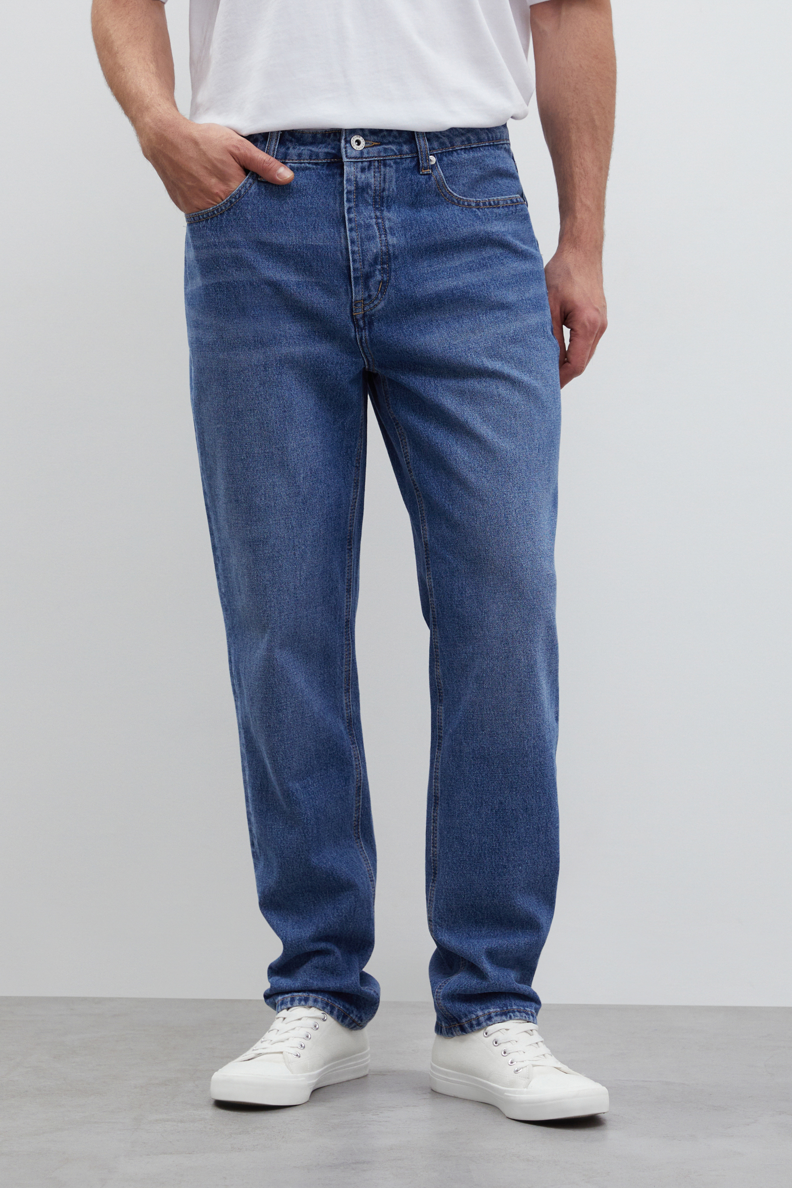 Джинсы straight fit мужские