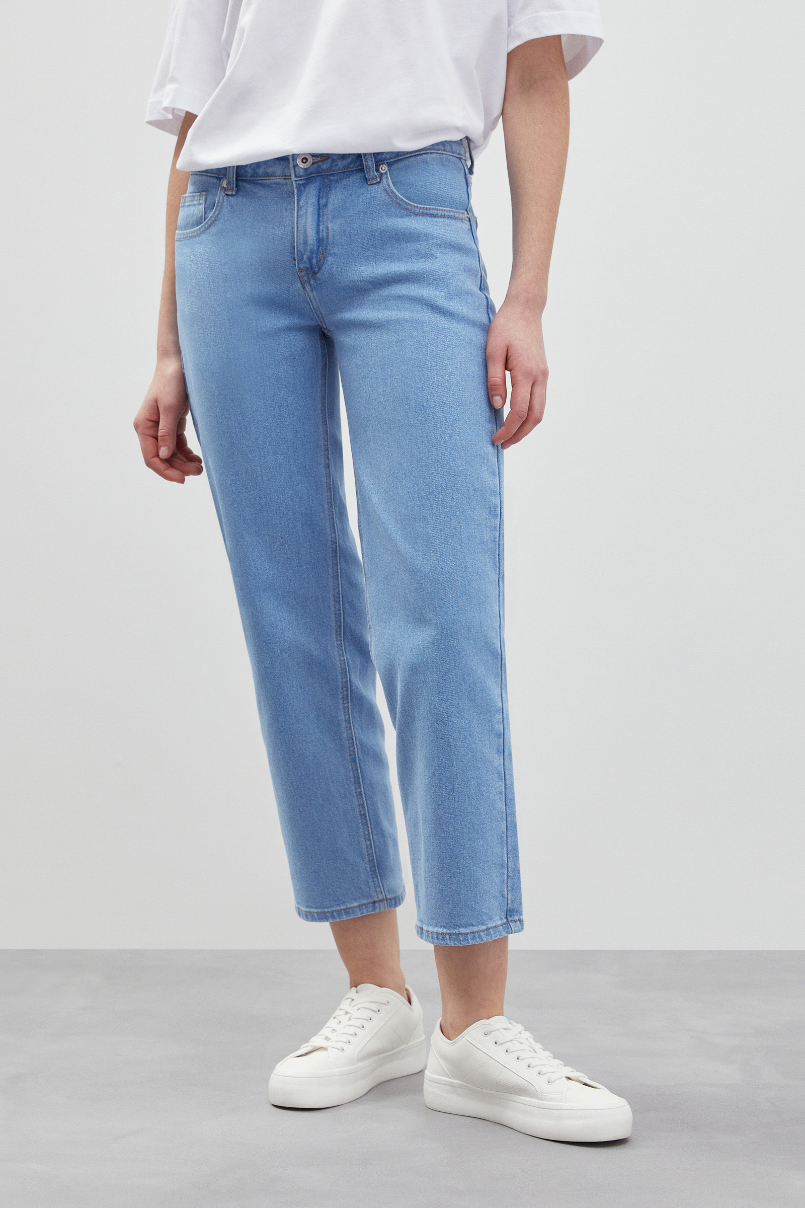 Джинсы straight fit женские