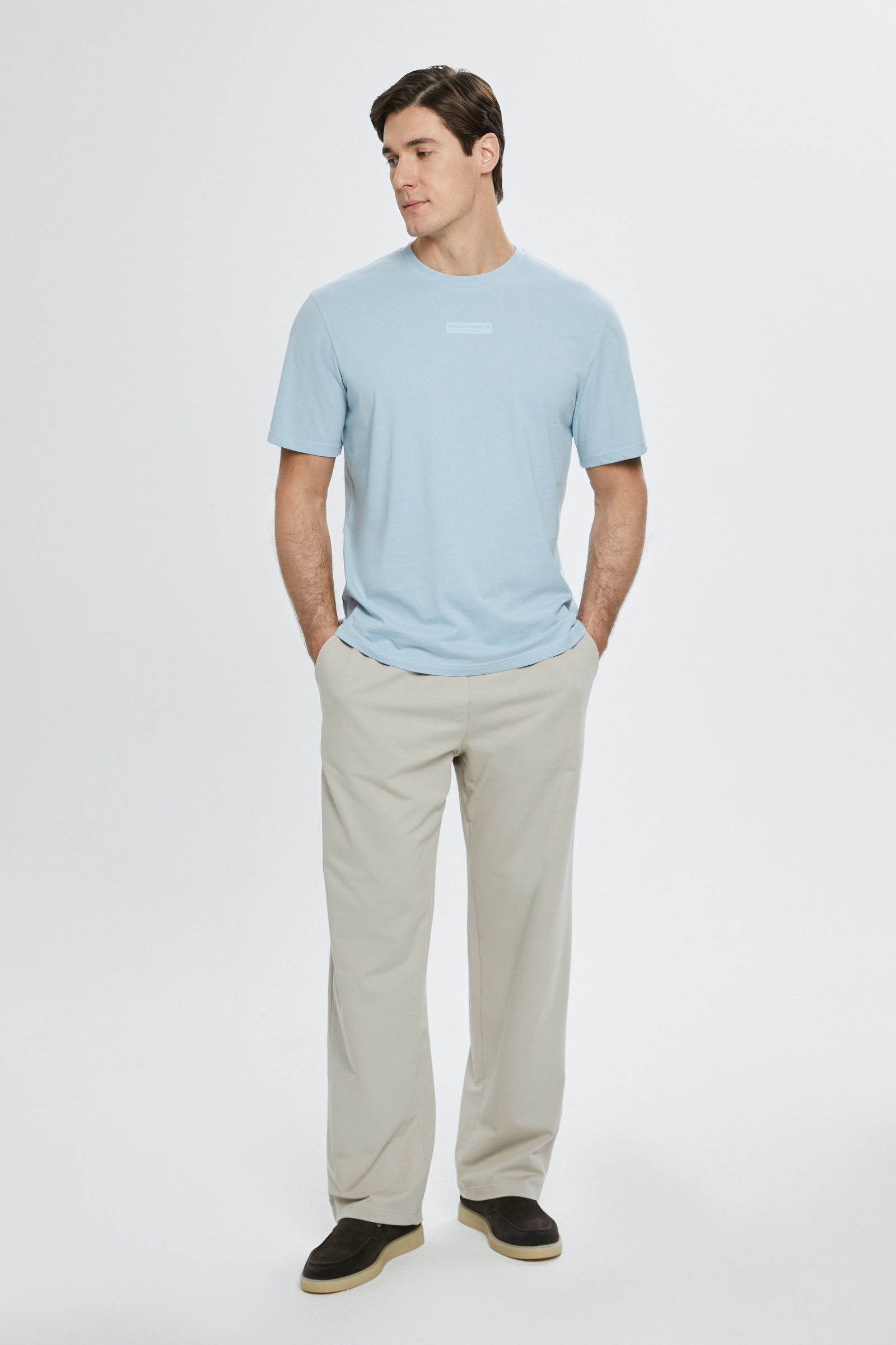 Футболка из хлопка с принтом