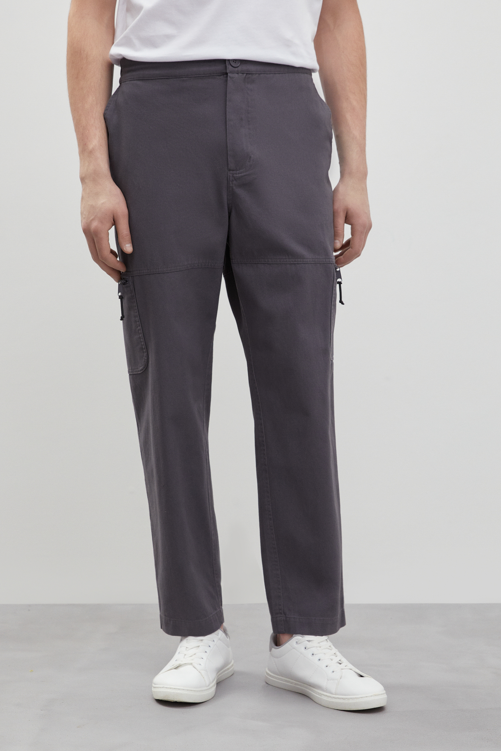 Брюки-карго из хлопка