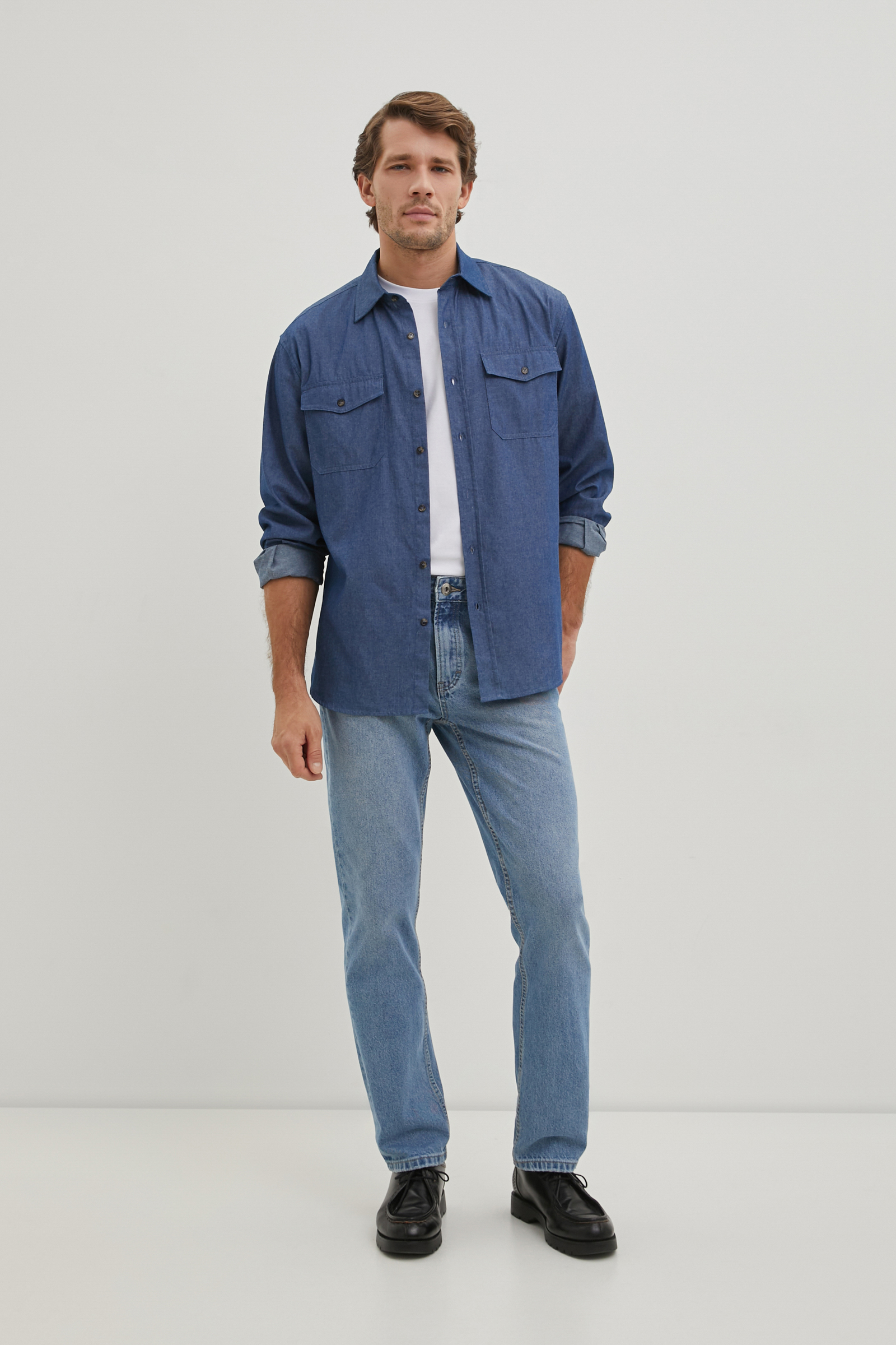 

Джинсы tapered fit мужские, 1261 light denim, Джинсы tapered fit мужские