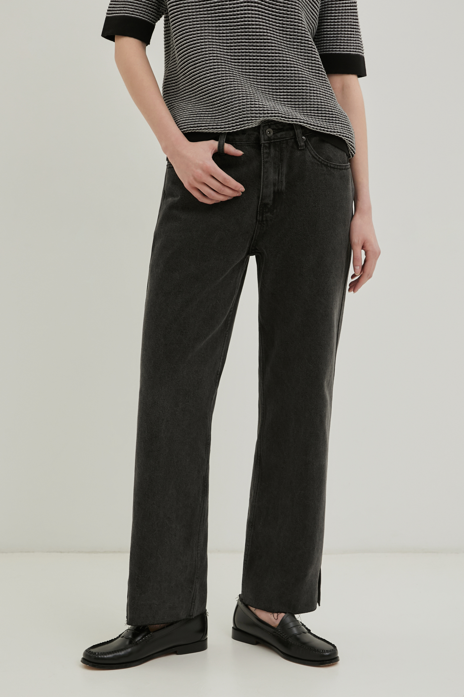 Джинсы straight fit женские