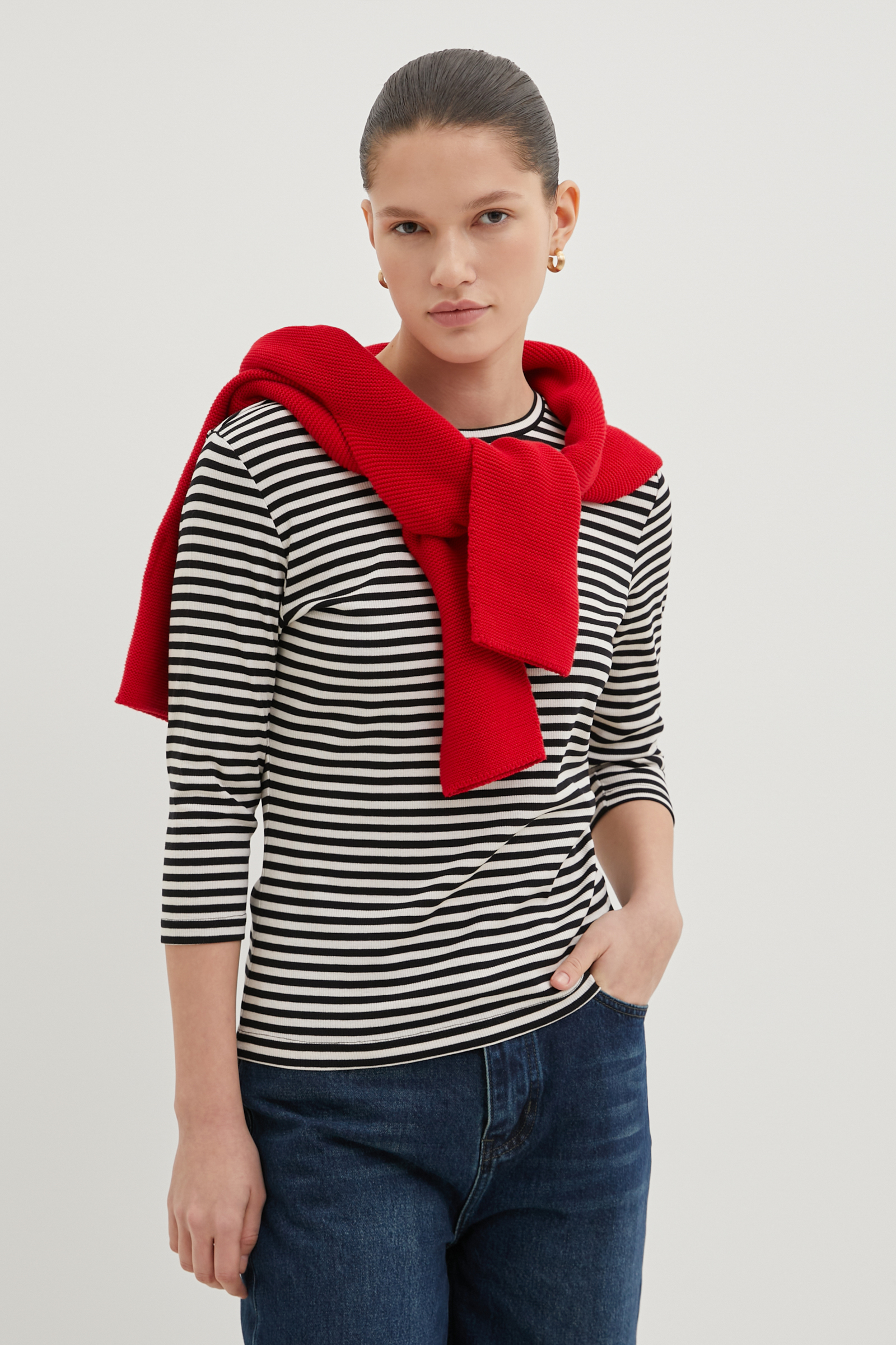 

Футболка приталенного силуэта, 200 mc black, Футболка приталенного силуэта