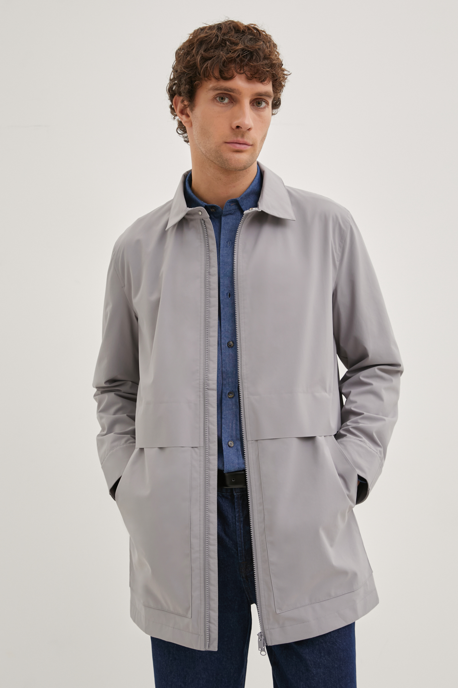 Плащ прямого силуэта 14449₽