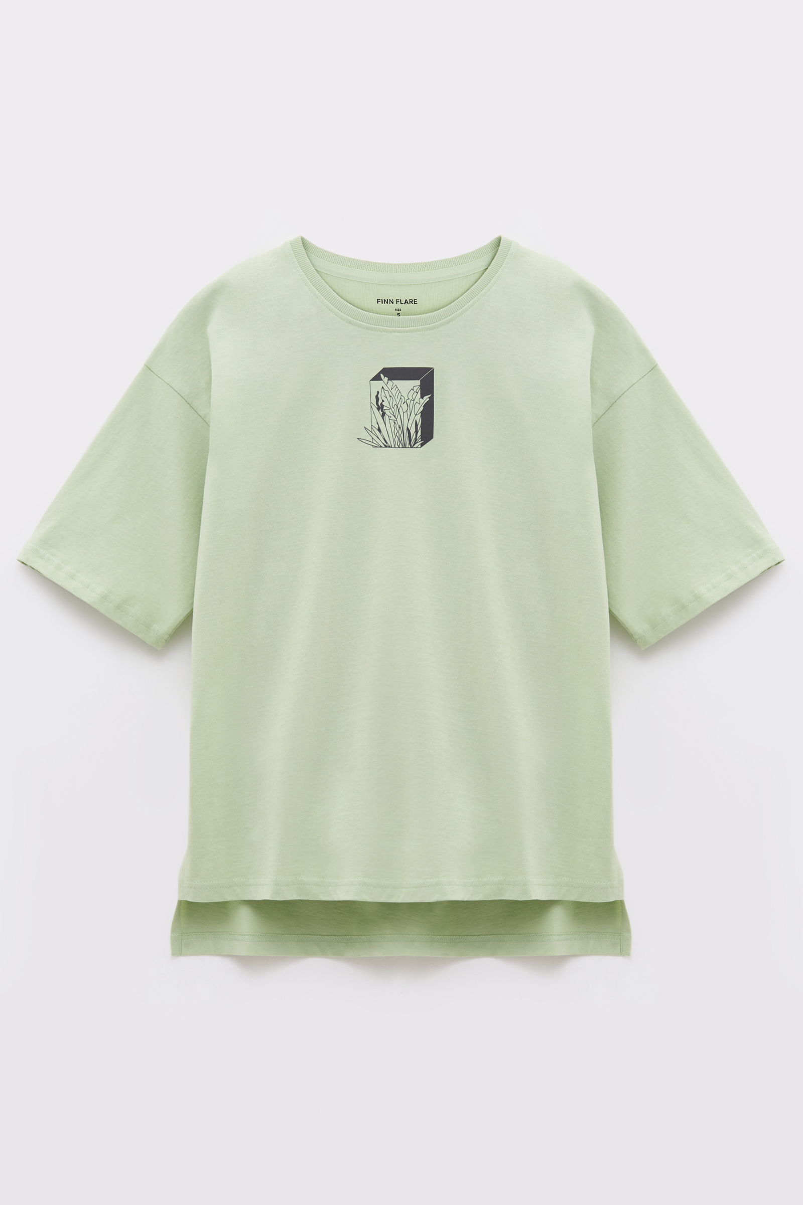 

Футболка из хлопка с принтом, 509 meadow, Футболка из хлопка с принтом