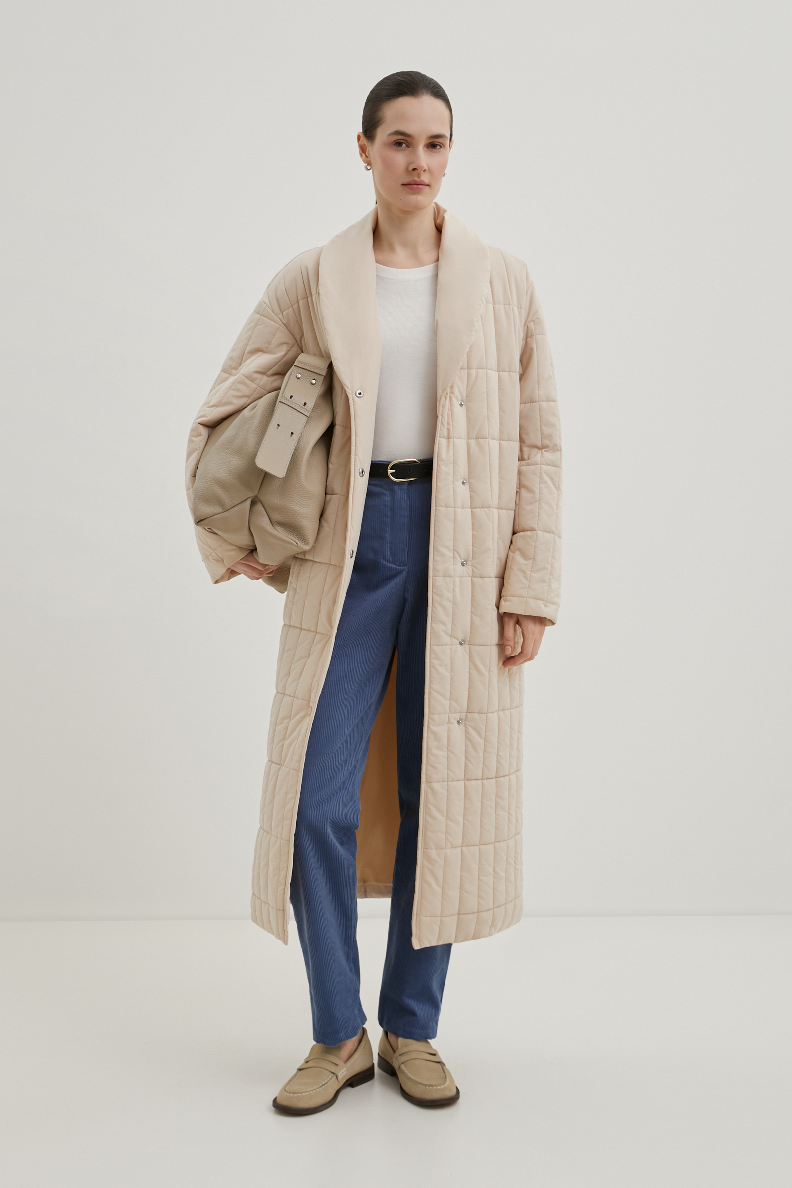 

Пальто женское, 704 ecru, Пальто женское