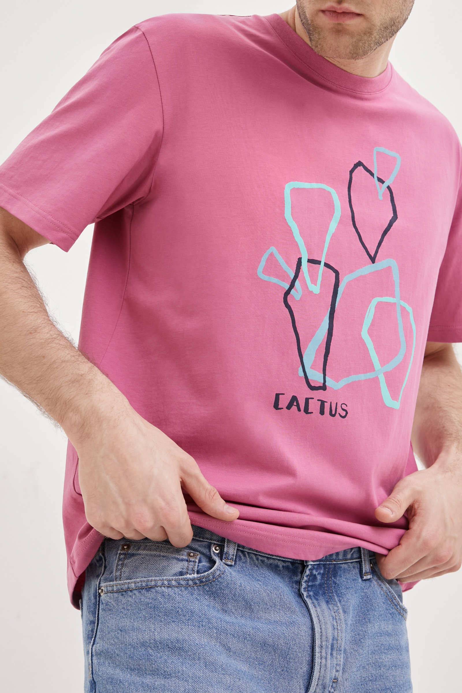 

Футболка прямого силуэта с принтом, 839 malaga, Футболка прямого силуэта с принтом