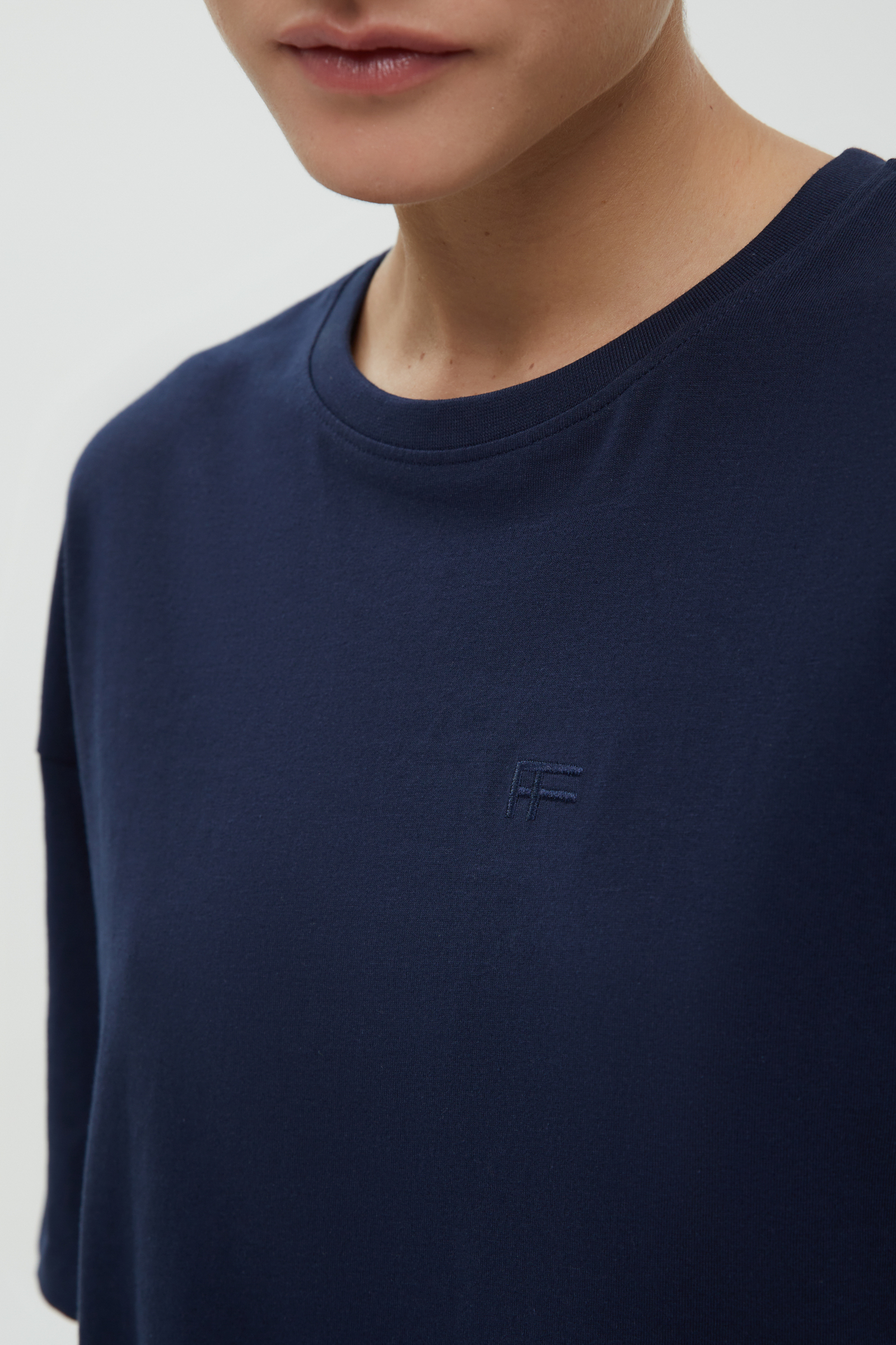 

Оверсайз футболка с принтом, 101 cosmic blue, Оверсайз футболка с принтом