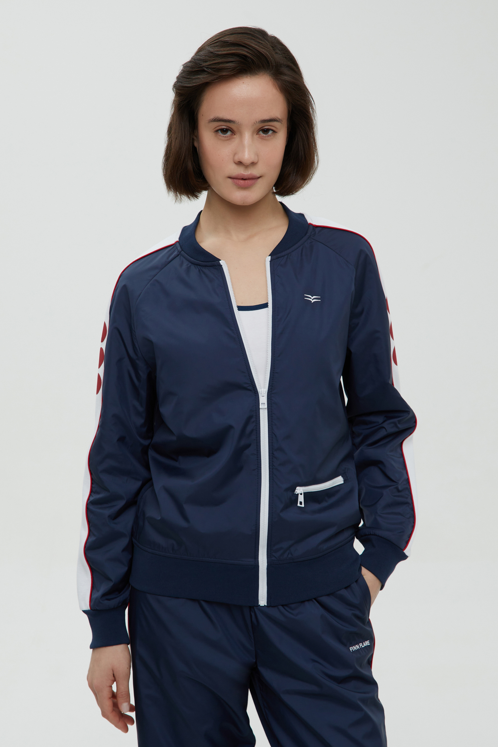 

Олимпийка с контрастной отделкой из капсулы ретро, 101 cosmic blue, Олимпийка с контрастной отделкой из капсулы ретро