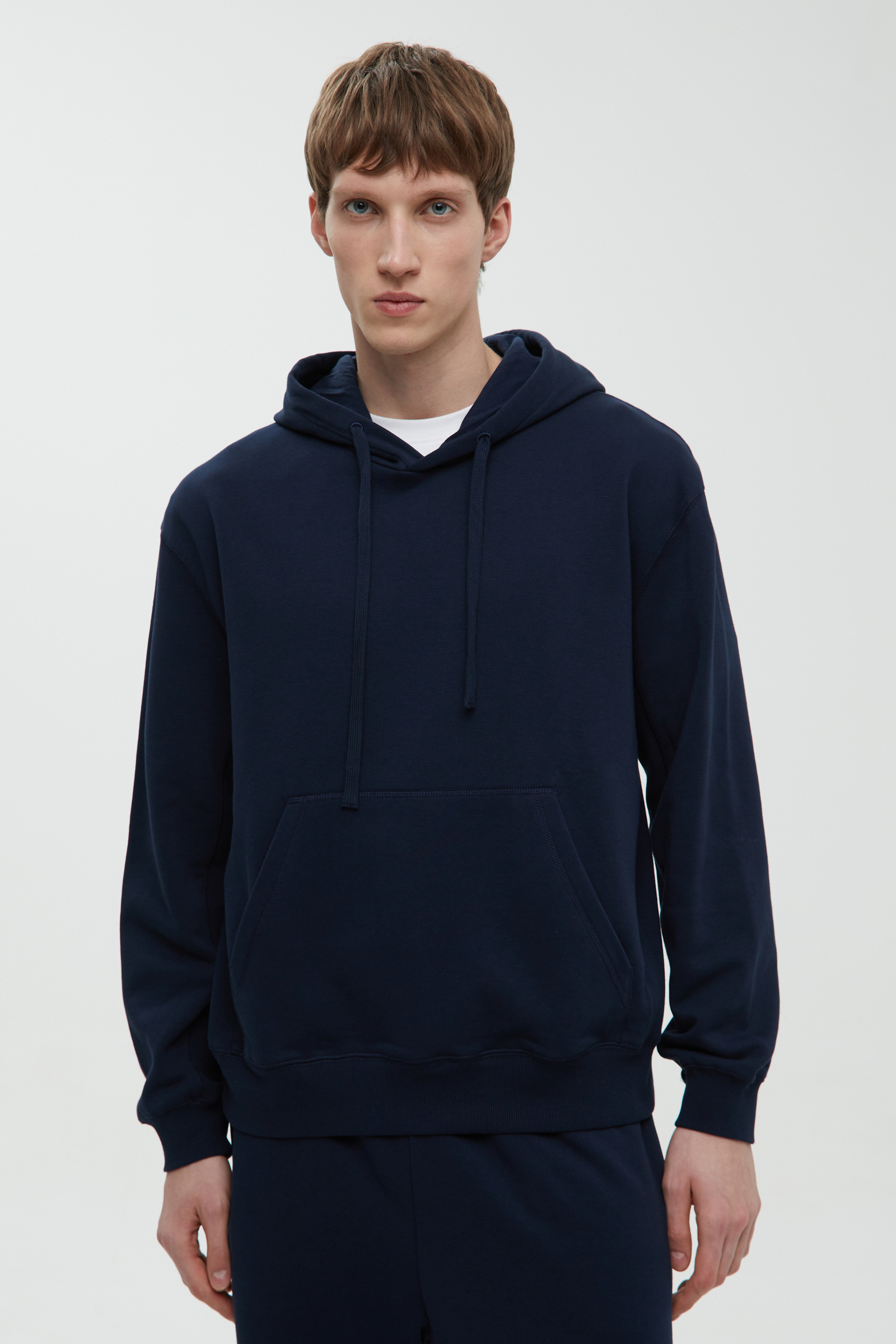 Мужское оверсайз худи Finn Flare, 101 cosmic blue, арт. FBF21011