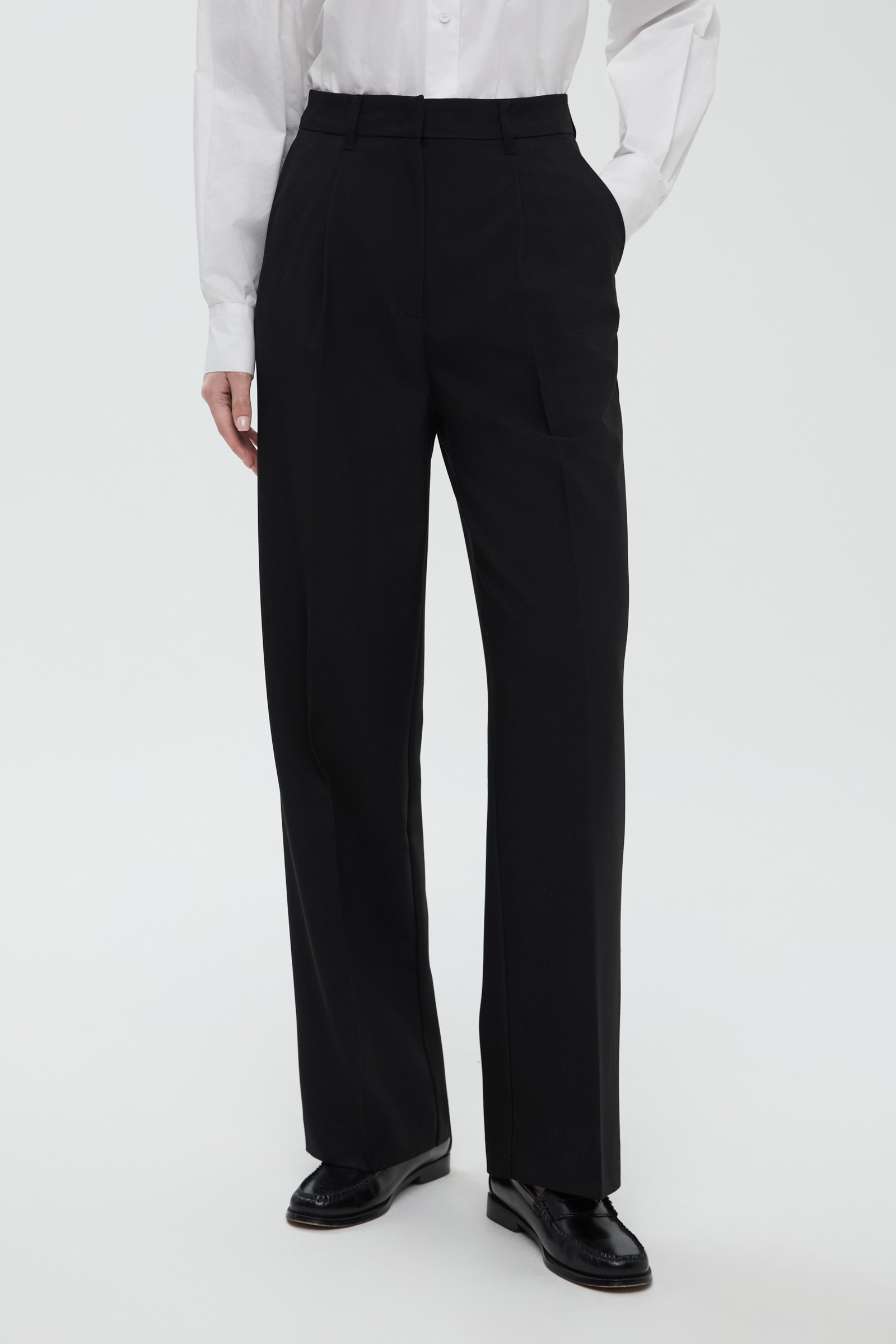 

Брюки широкого кроя, 200 black, Брюки широкого кроя