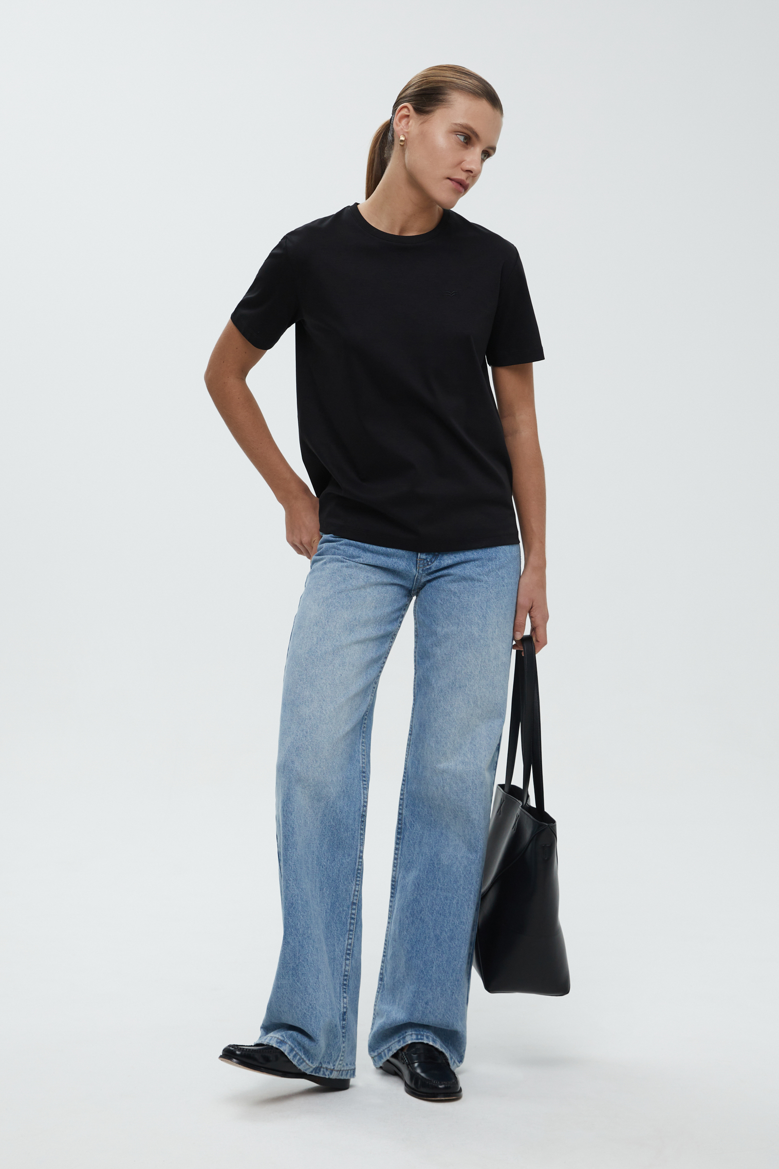 Футболка из мерсеризованного хлопка