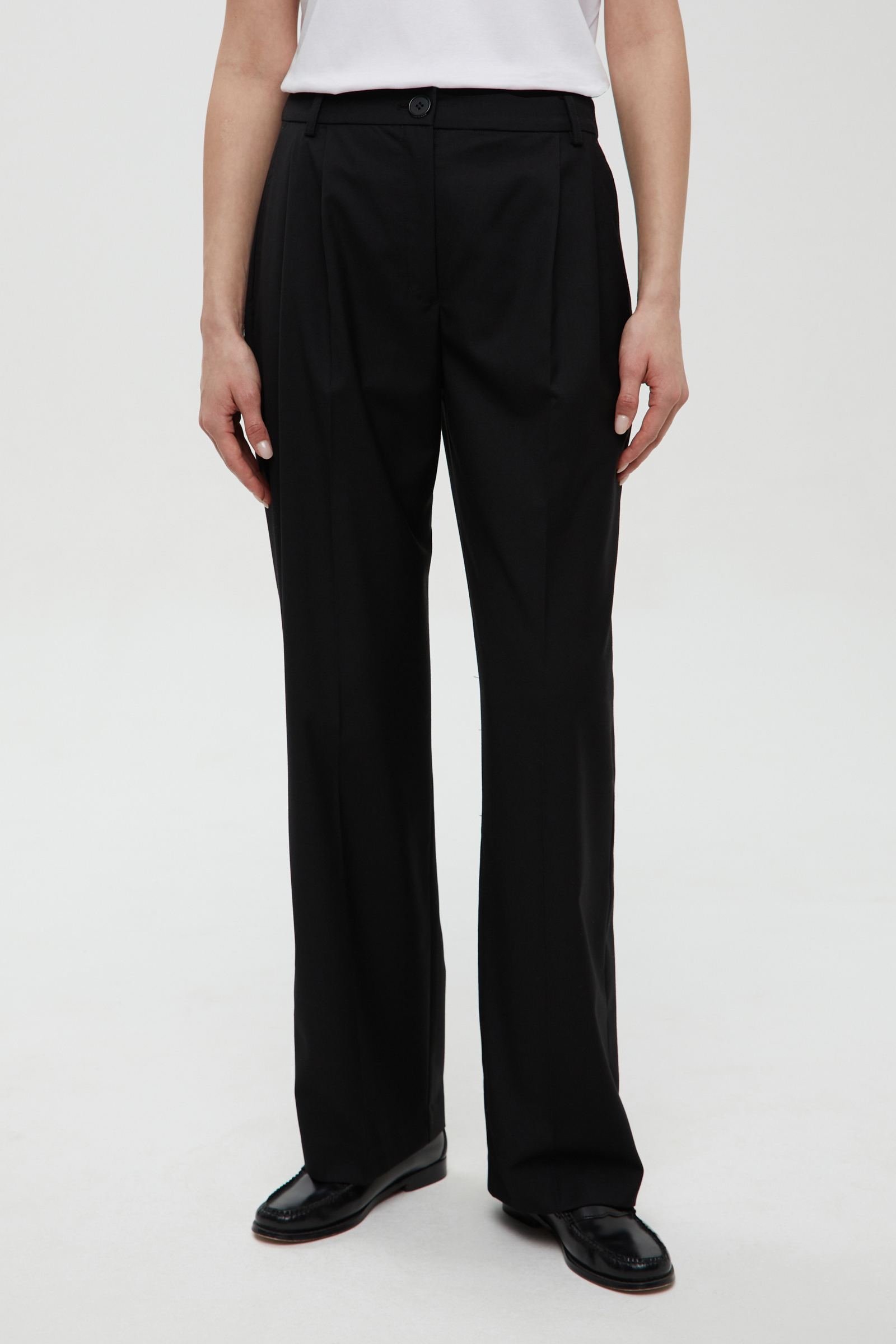 Укороченные брюки Finn Flare, черный, арт. FBF11069