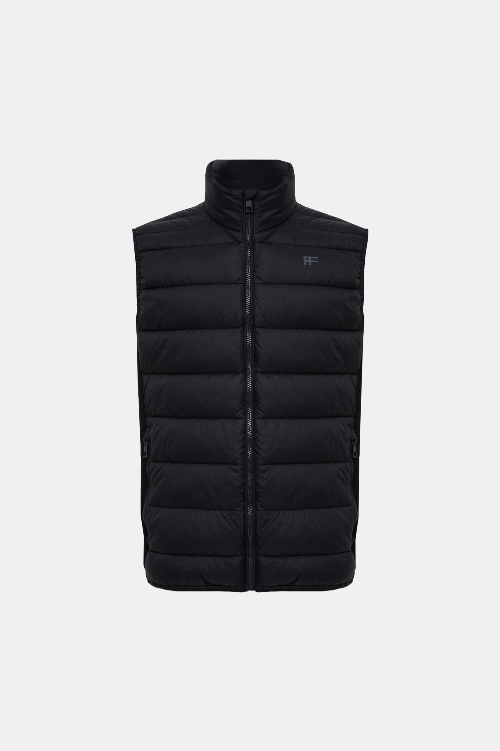 

Утепленный жилет с воротником-стойкой, 200 black, Утепленный жилет с воротником-стойкой