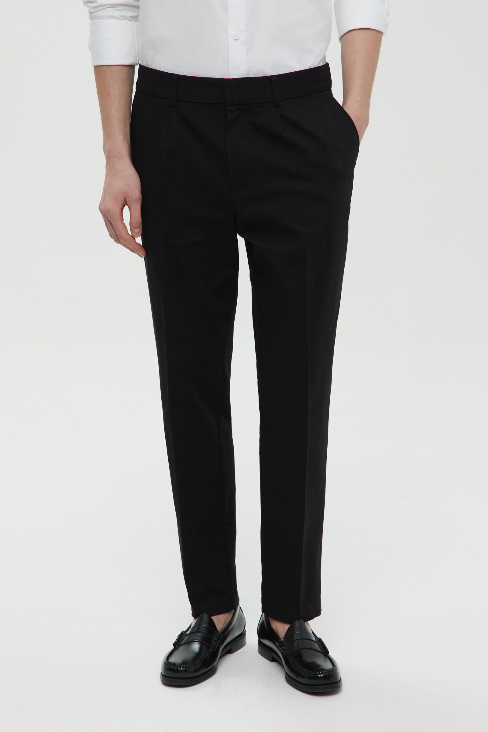 Брюки FINN FLARE зауженного кроя, черный, арт. FBF21040