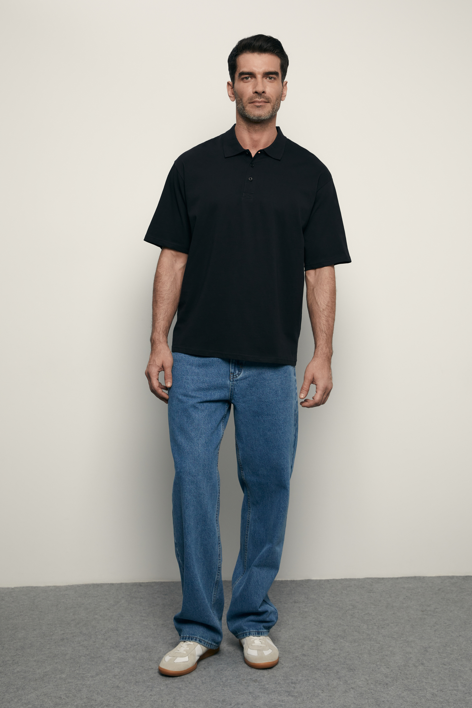 Оверсайз поло из хлопка