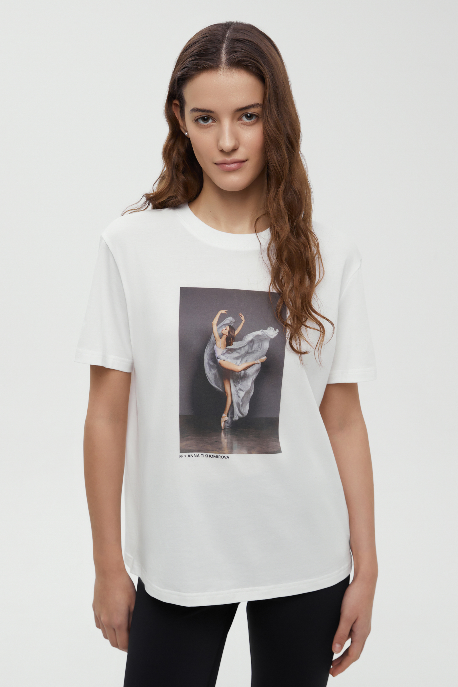 

Футболка свободного кроя из капсулы Балет, 201 white, Футболка свободного кроя из капсулы Балет