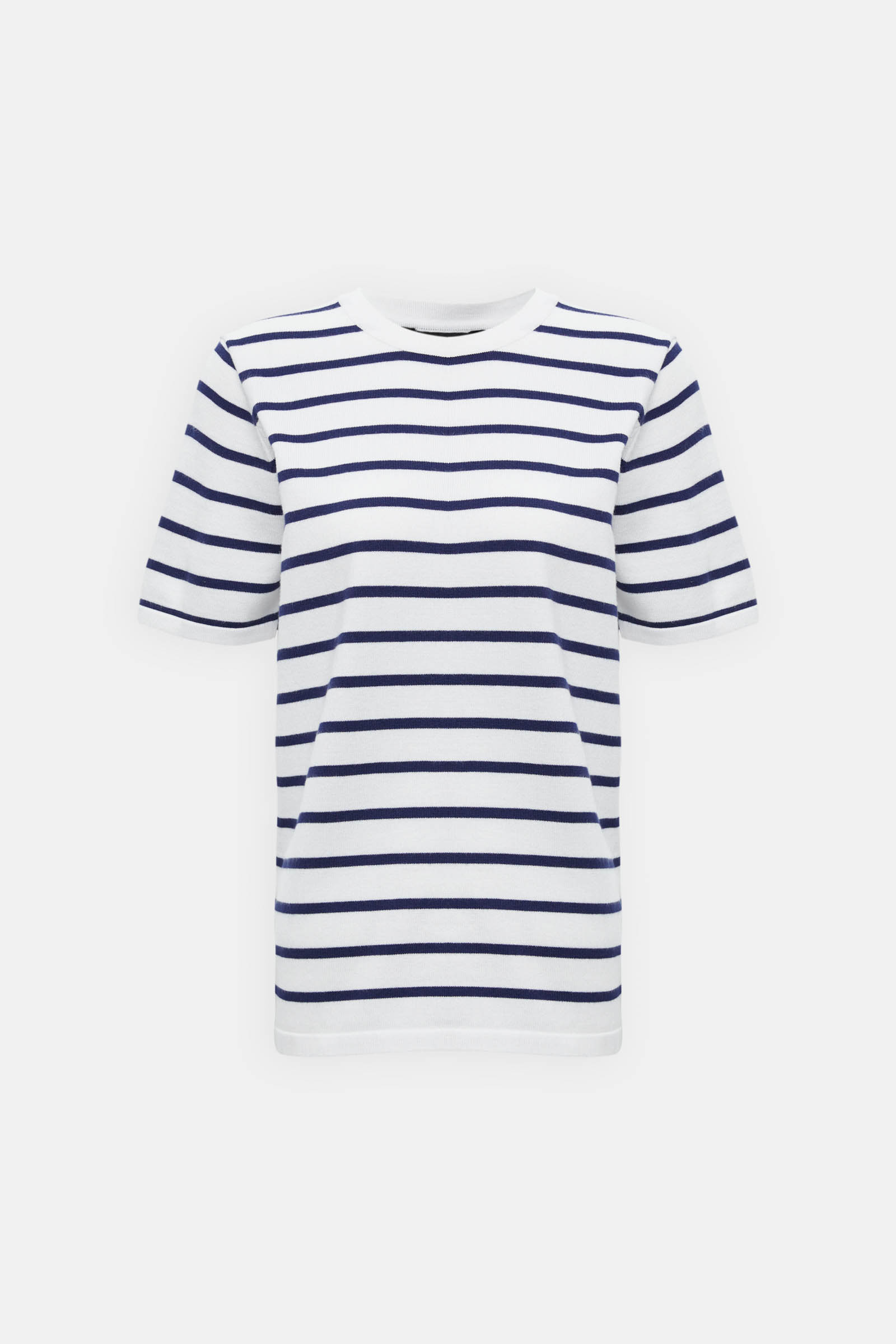 

Джемпер в полоску с коротким рукавом, 201 mc white, Джемпер в полоску с коротким рукавом