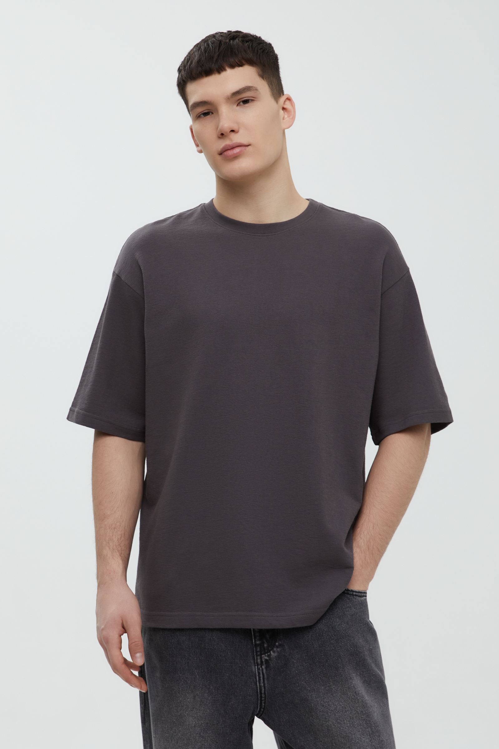 Оверсайз футболка FINN FLARE, серый, арт. FBF21046