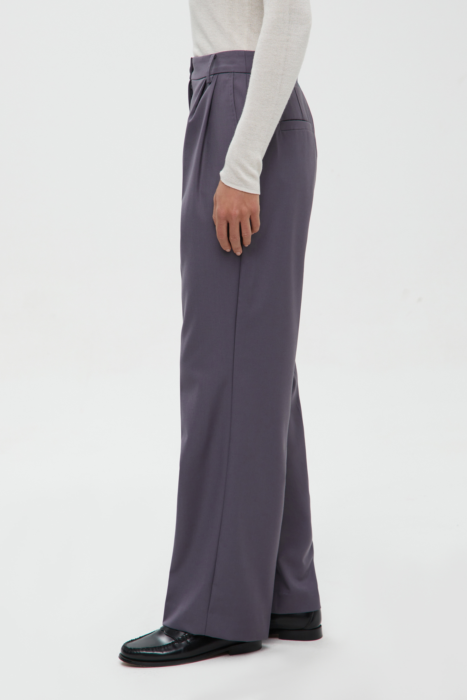 

Укороченные брюки широкого кроя, 203 mud, Укороченные брюки широкого кроя