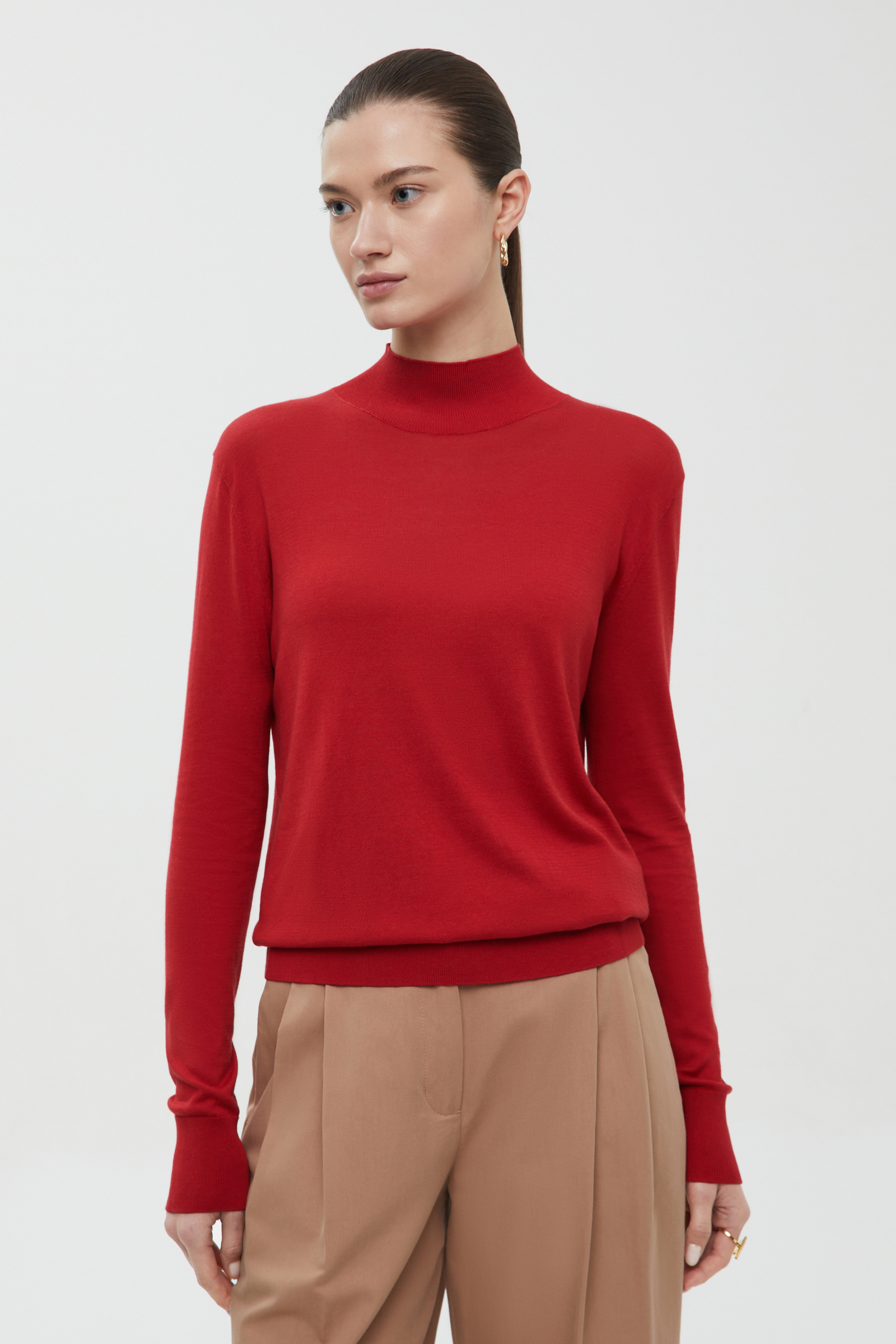 

Джемпер с воротником-стойкой, 371 mc salsa, Джемпер с воротником-стойкой