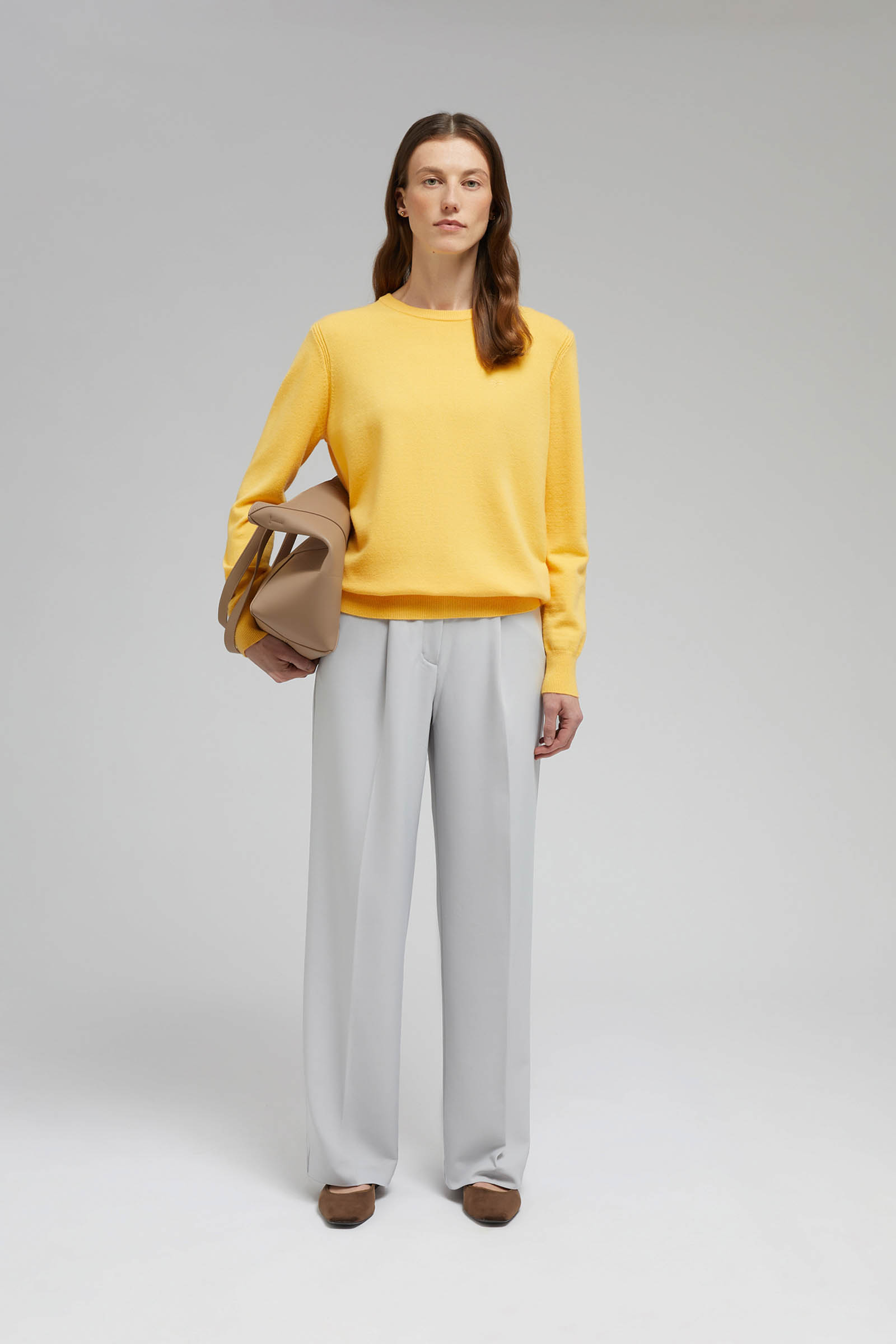 Джемпер Finn Flare свободного кроя, желтый, арт. FBF11126