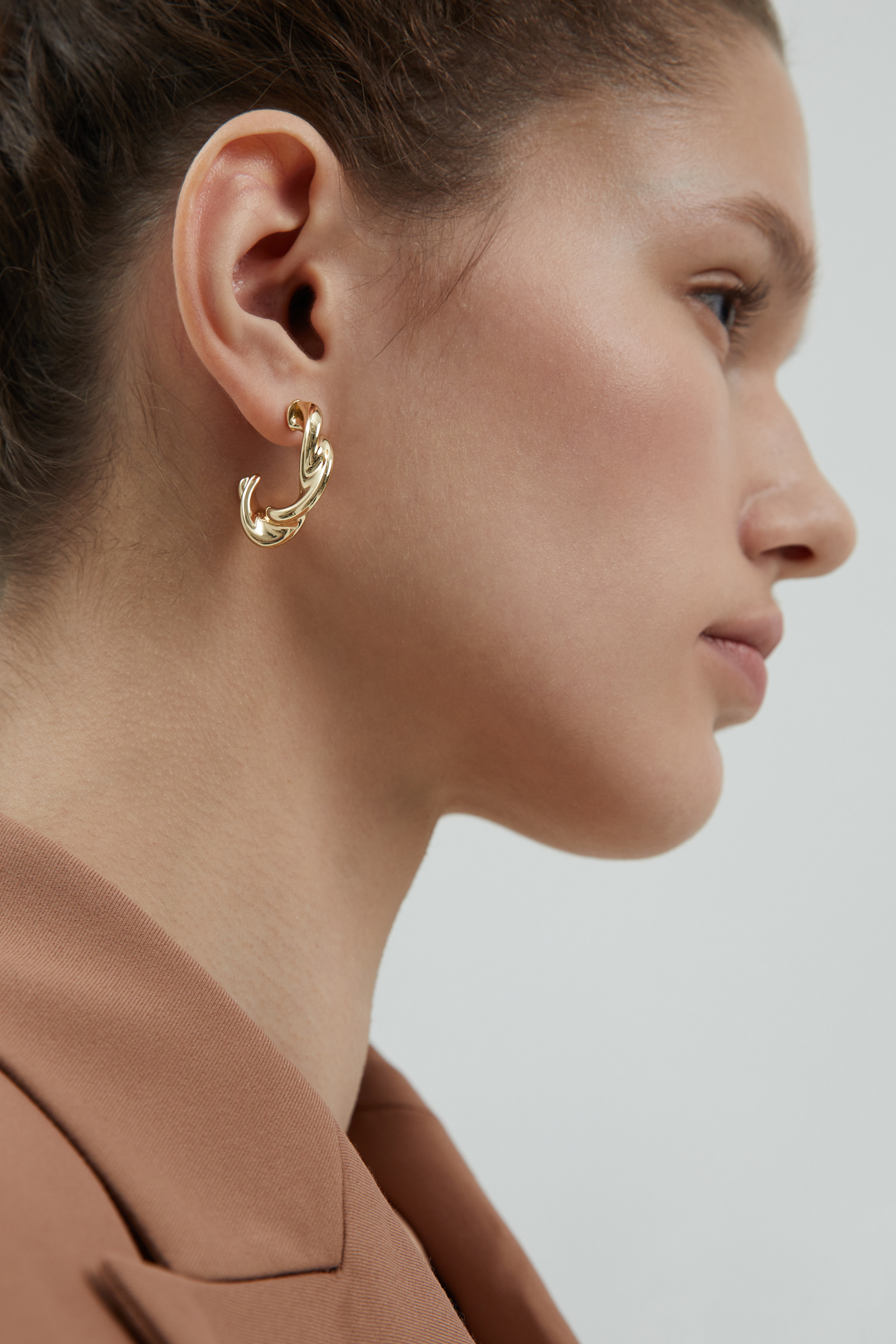 

Серьги, 466 gold metal, Серьги