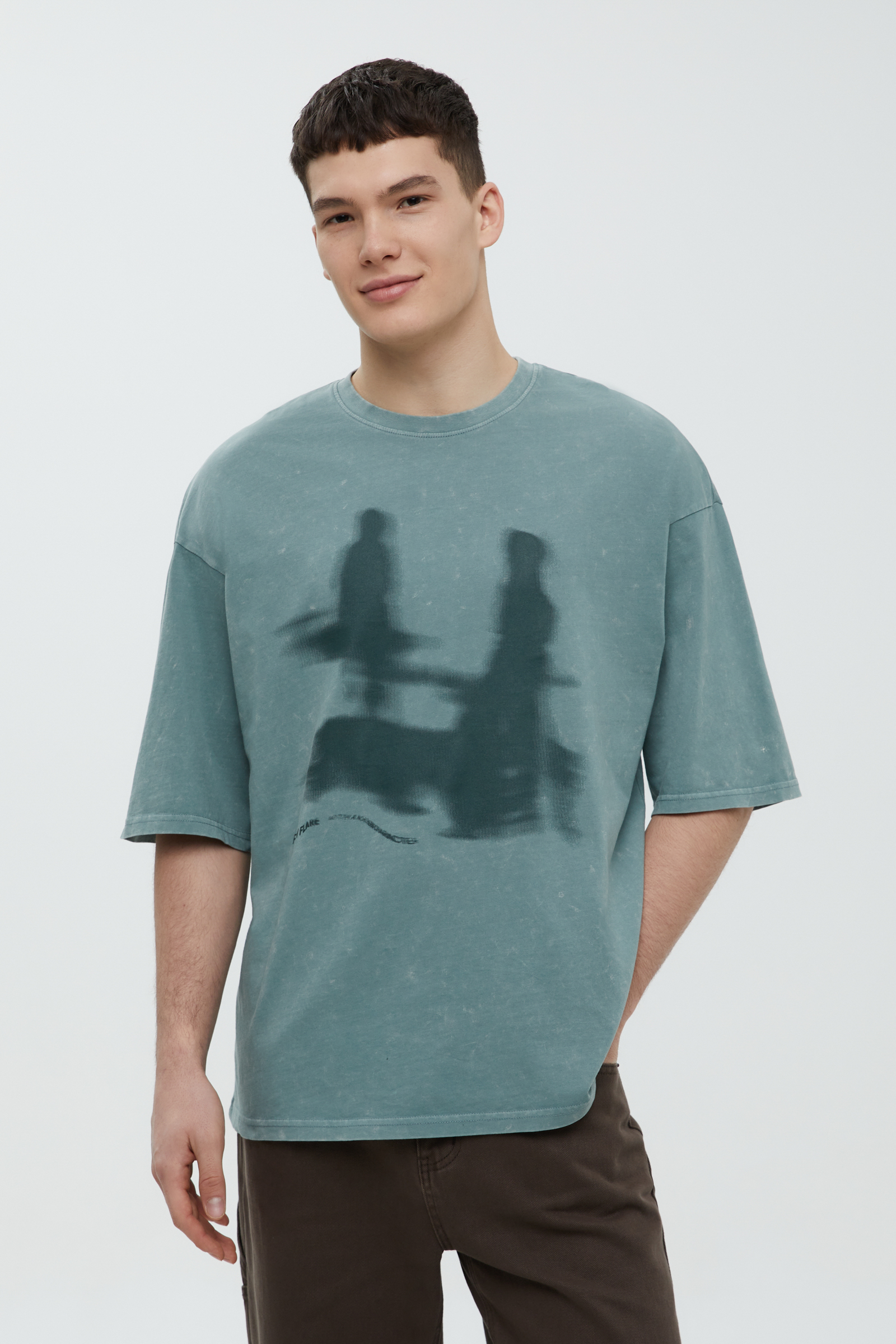 

Футболка из хлопка с принтом, 504 caliste, Футболка из хлопка с принтом