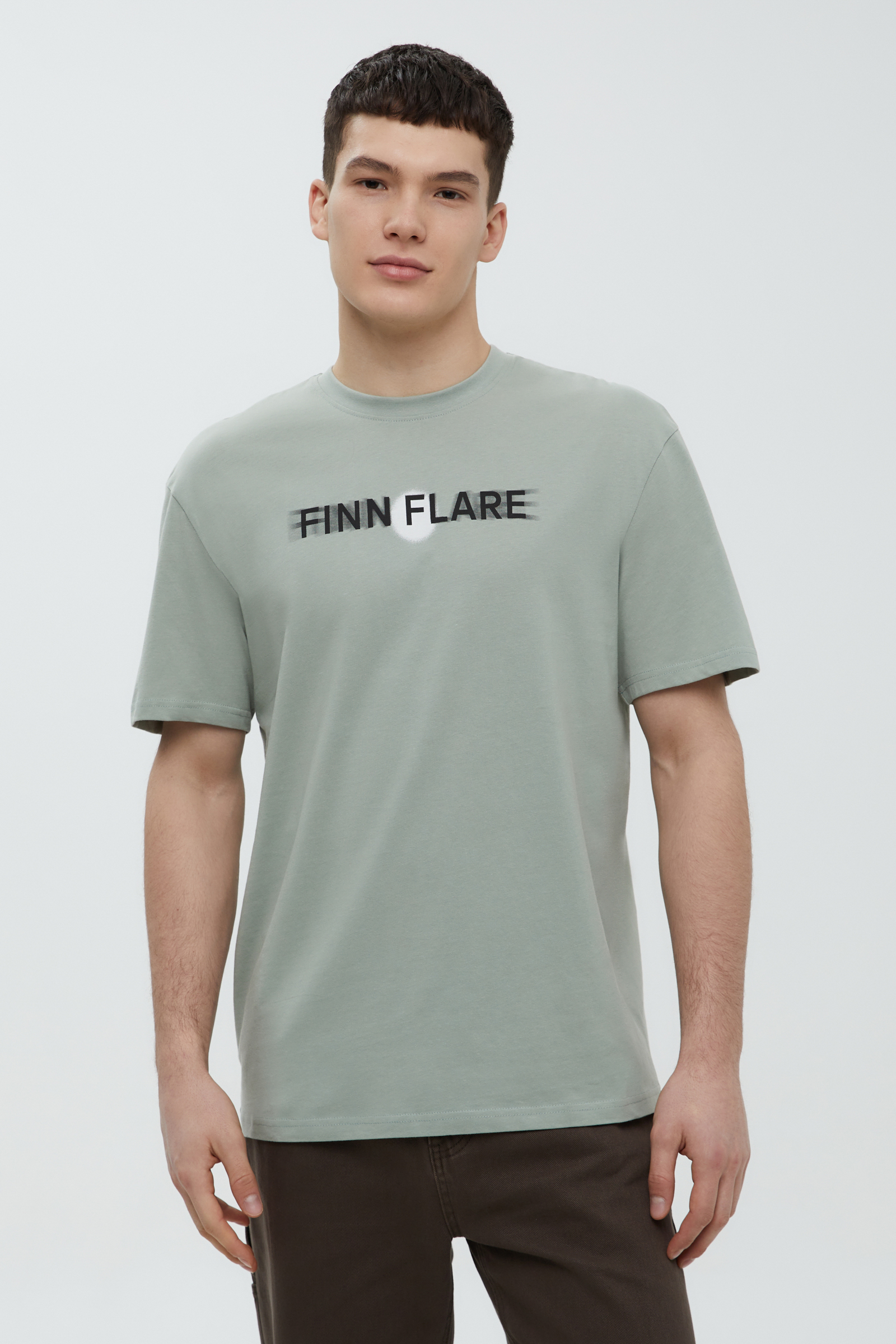 Футболка из хлопка с принтом