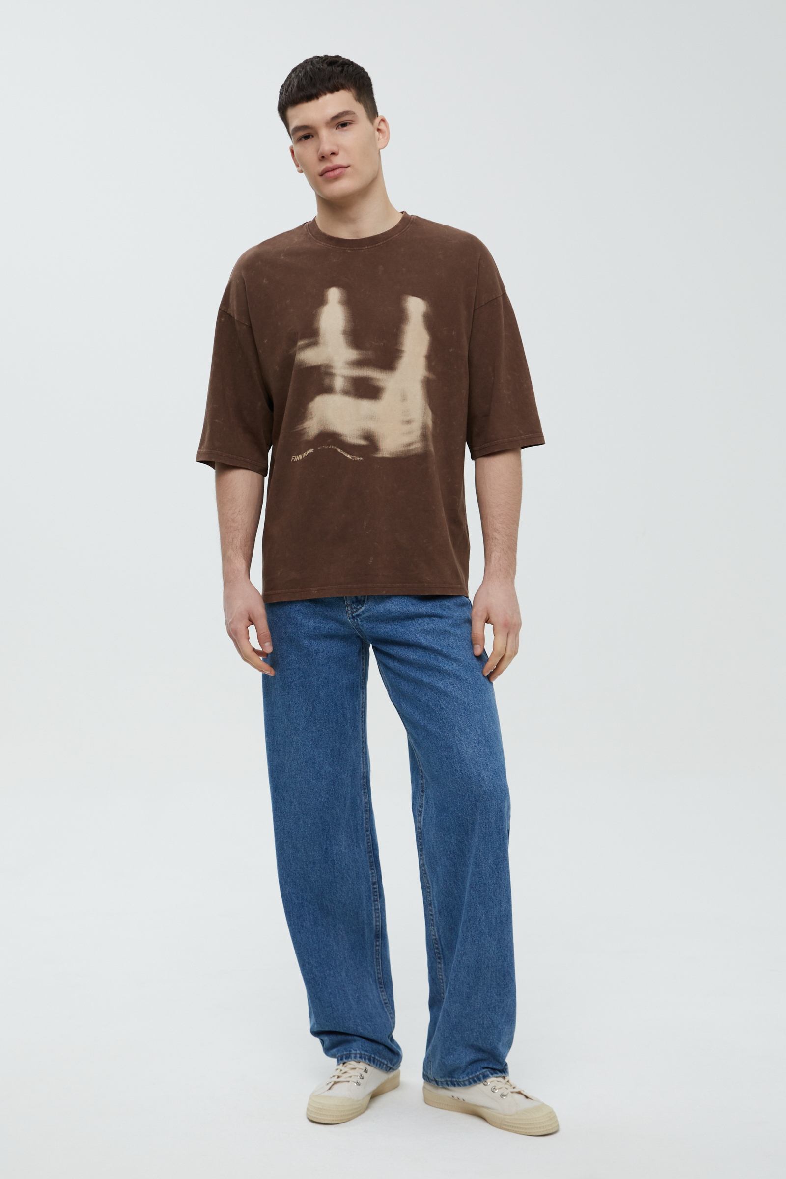 

Футболка из хлопка с принтом, 504 caliste, Футболка из хлопка с принтом