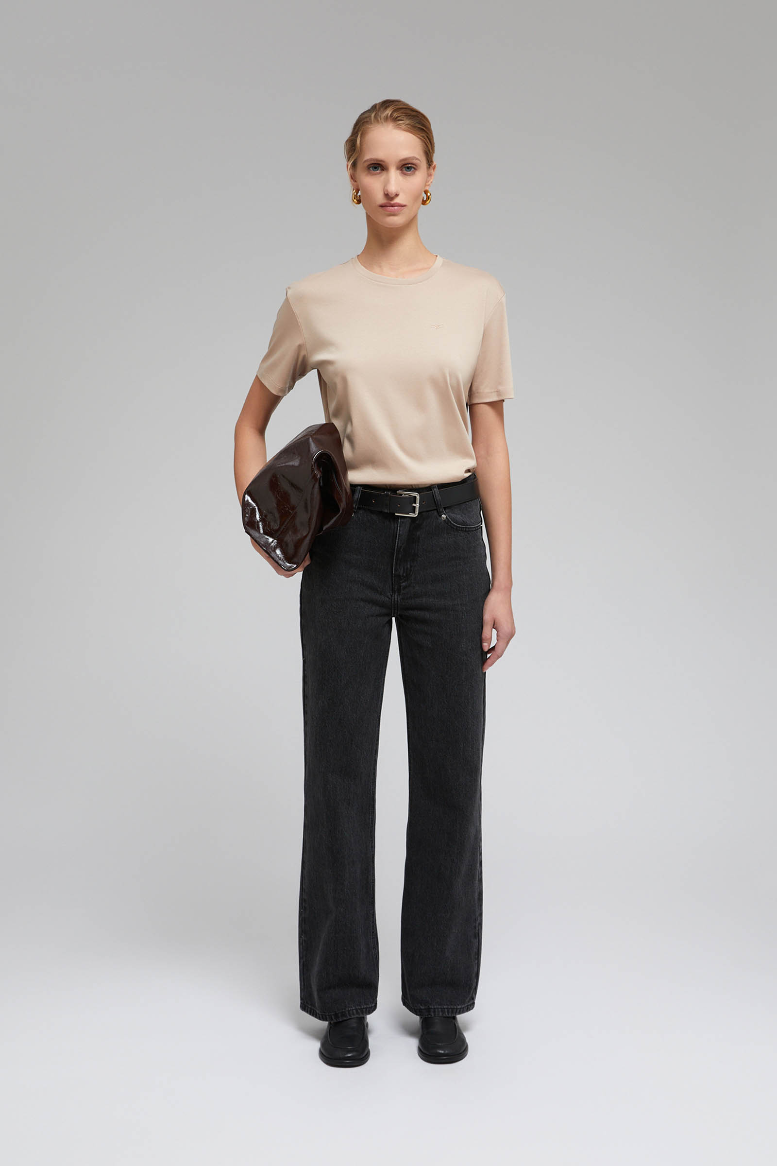 Футболка Finn Flare из мерсеризованного хлопка, 709 cornstalk, арт. FBF110148