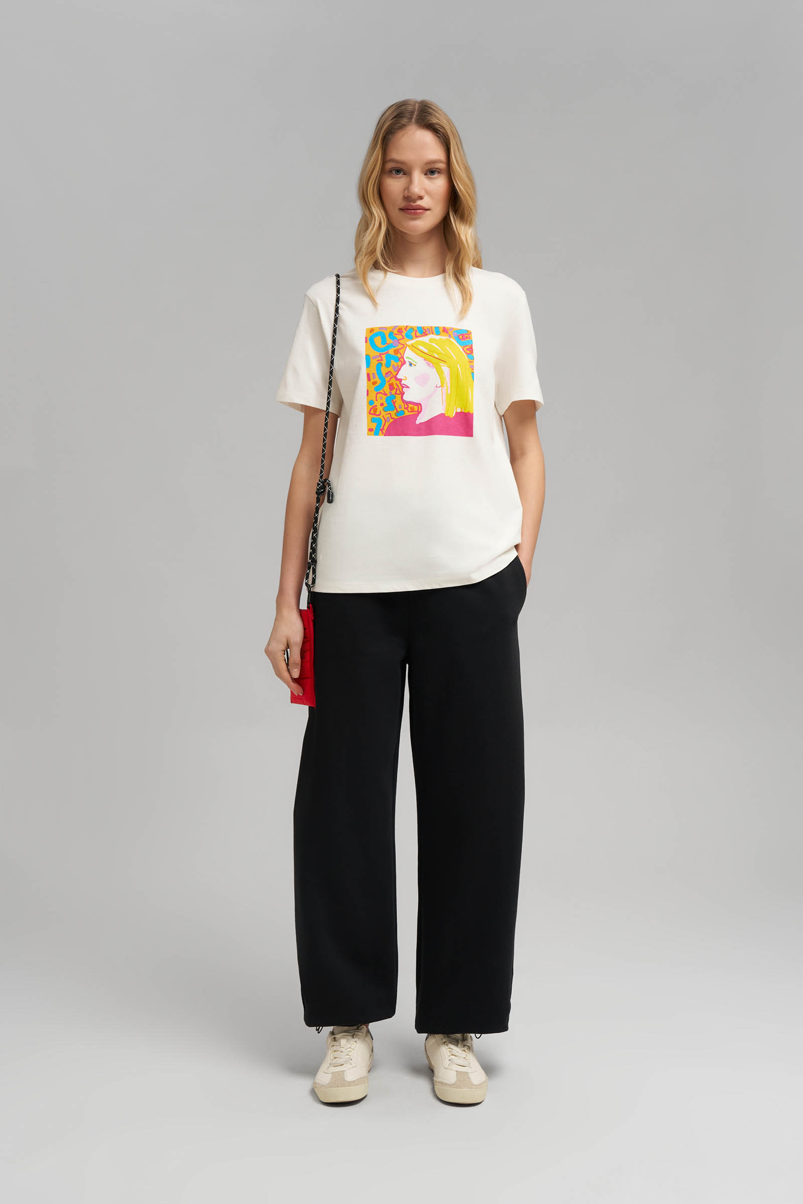 Футболка Finn Flare свободного кроя, 711 milk, арт. FBF110113