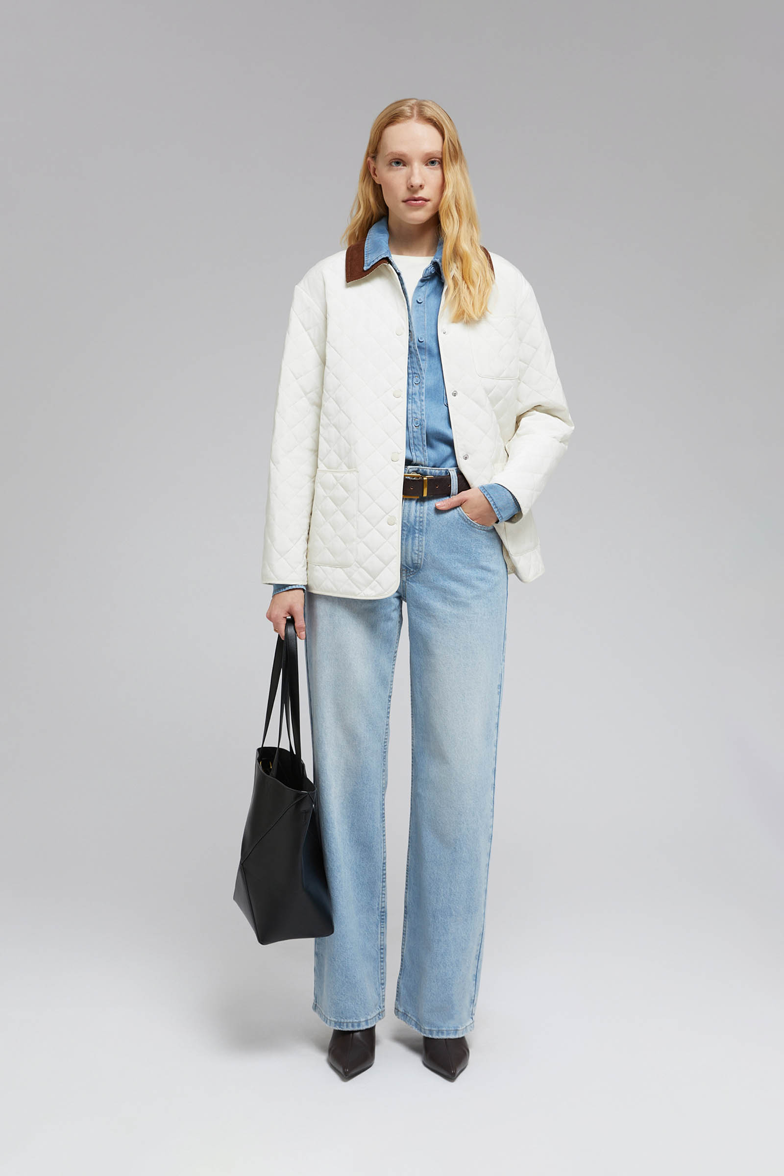 Утепленная куртка FINN FLARE с вельветовым воротником, бежевый, арт. FBF110119