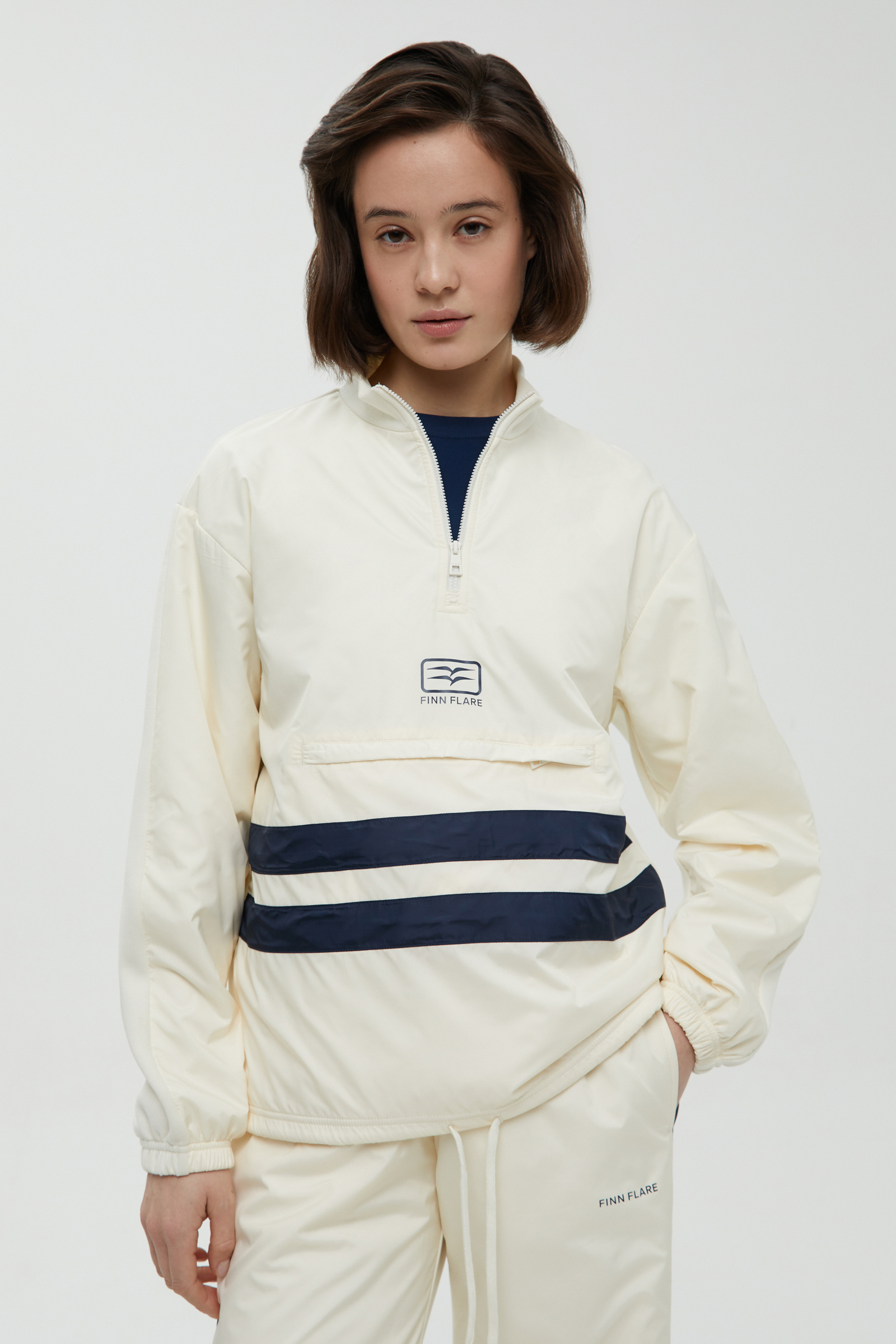 Анорак Finn Flare с контрастной отделкой, разноцветный, арт. FBF110126