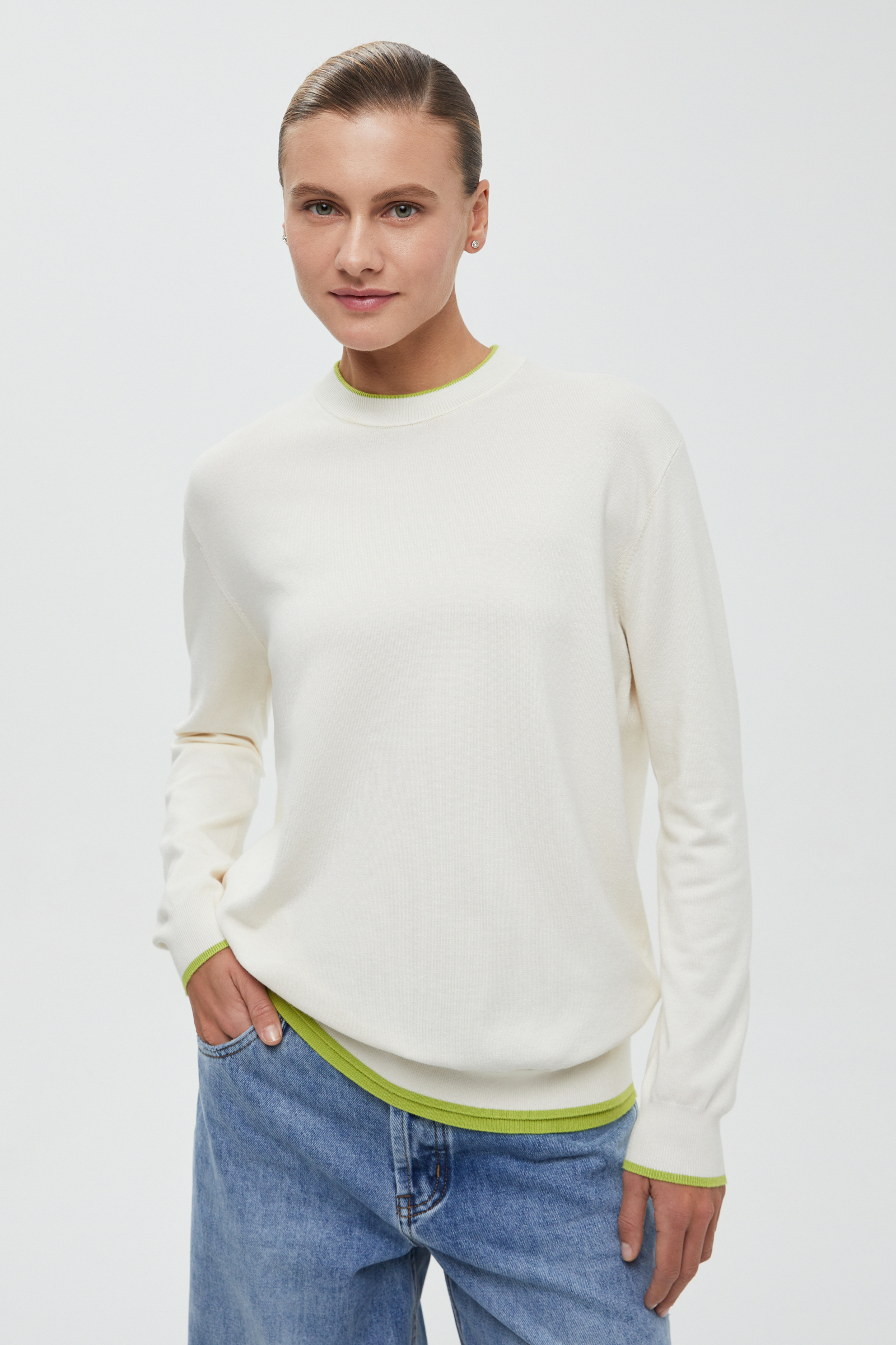 Джемпер Finn Flare, белый, арт. FBF11125