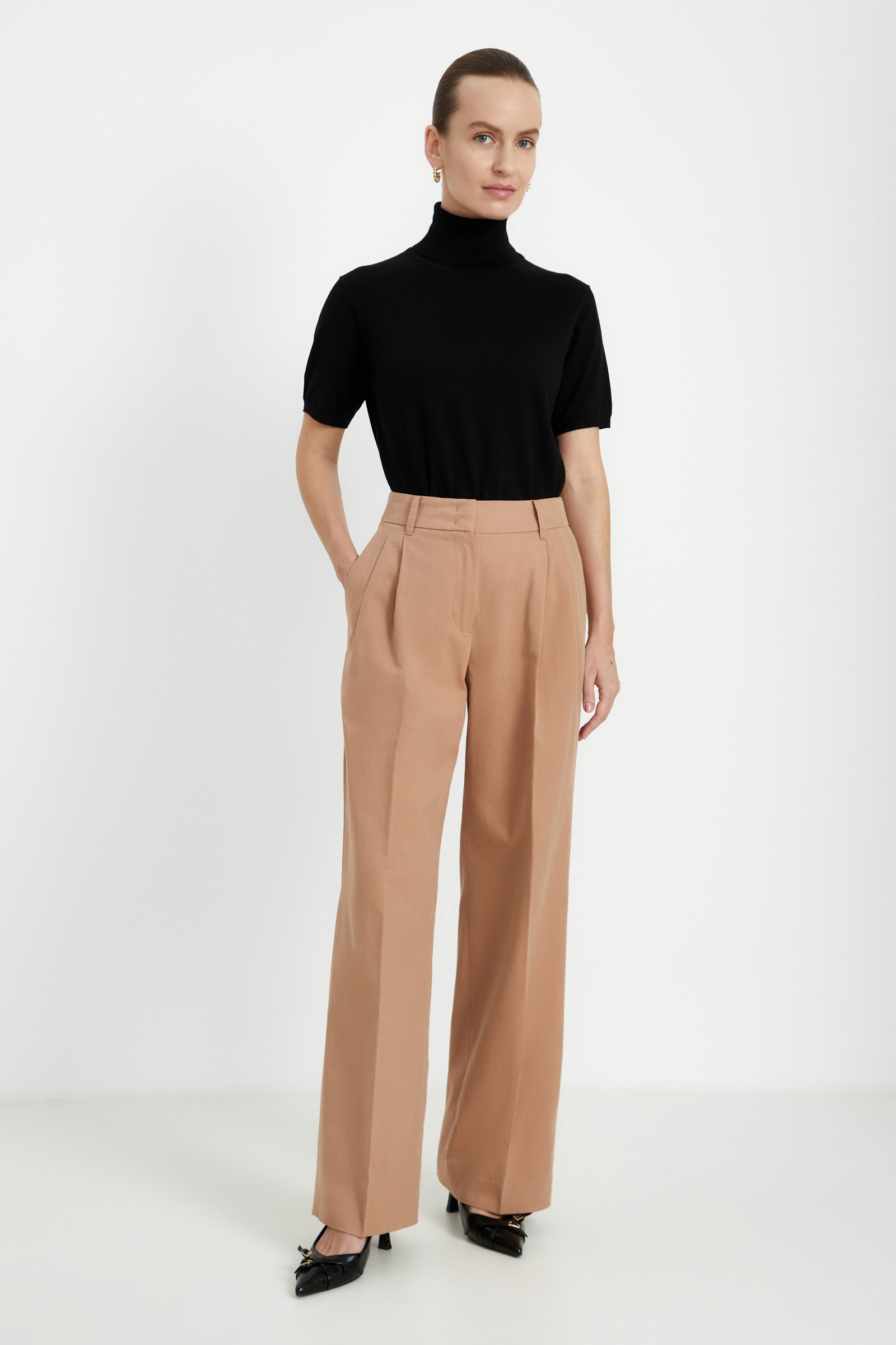 Брюки-палаццо